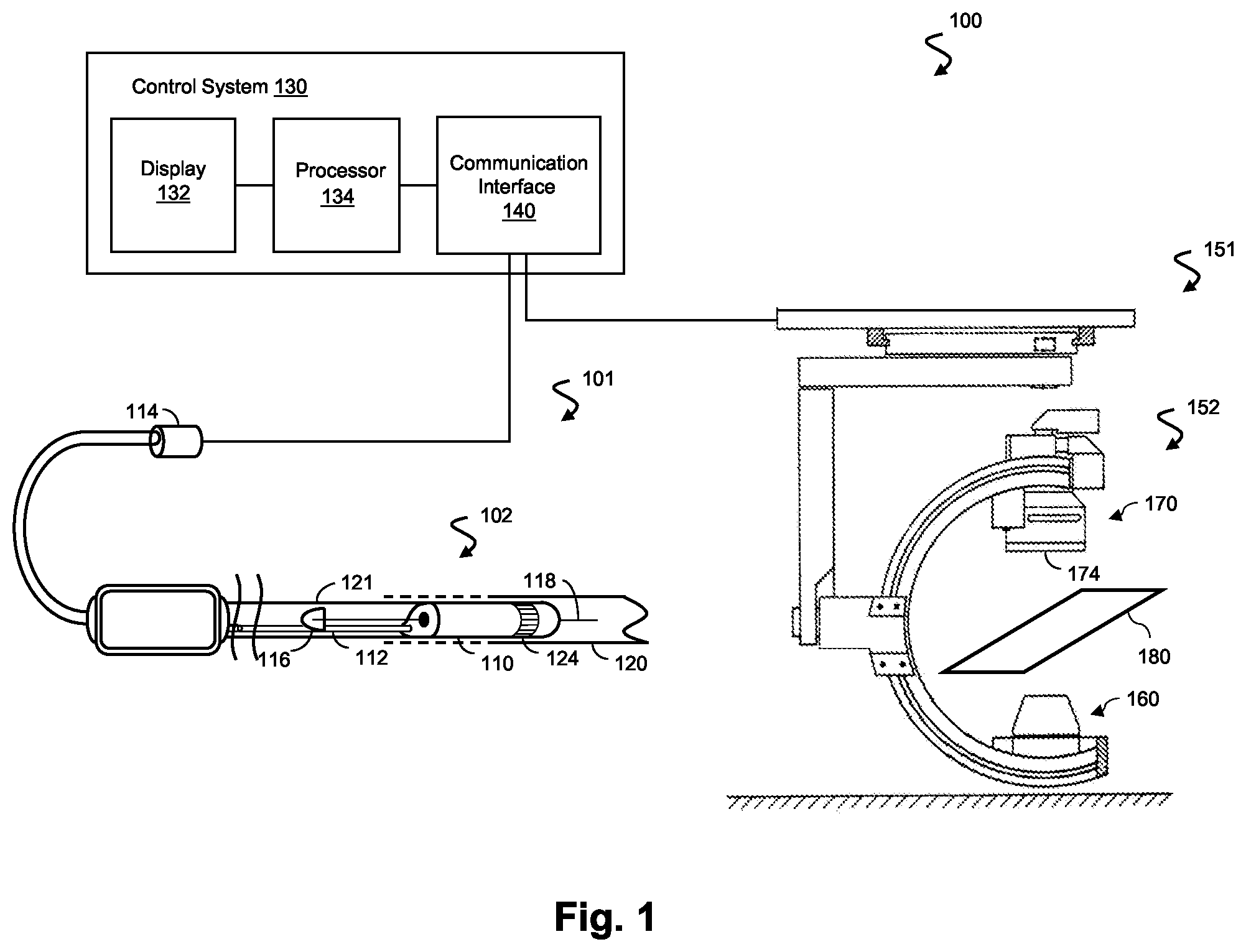 Patent US12569210 — Coregistration reliability with extraluminal image and intraluminal data — Figure 1