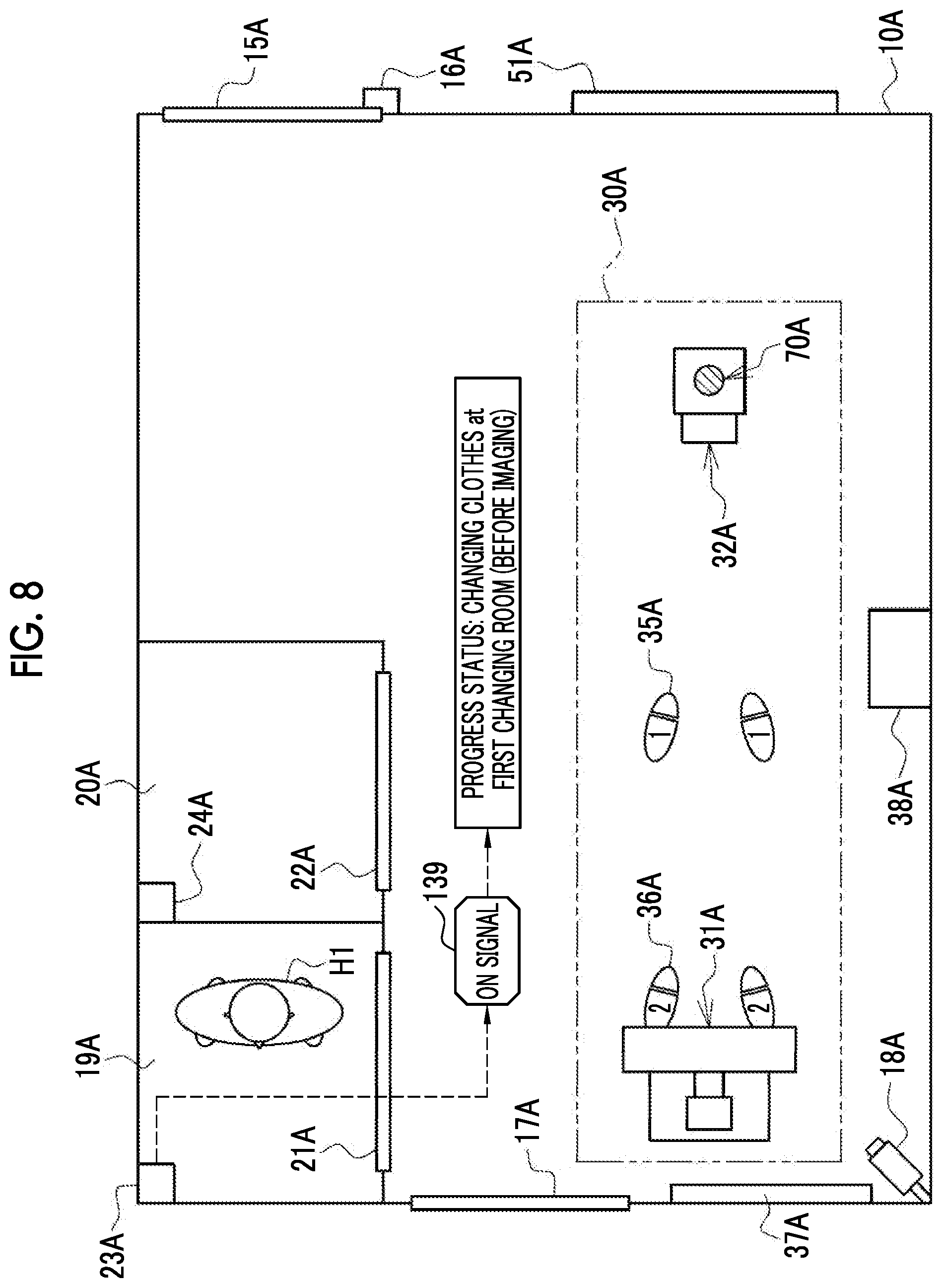Patent US12569215 Figure 8 – Imaging management device, method for operating imaging management device, and operation program for imaging management device