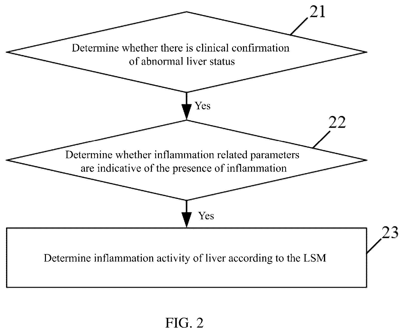 Patent US12569225 Figure 2 – Method and device for detecting tissue fibrosis