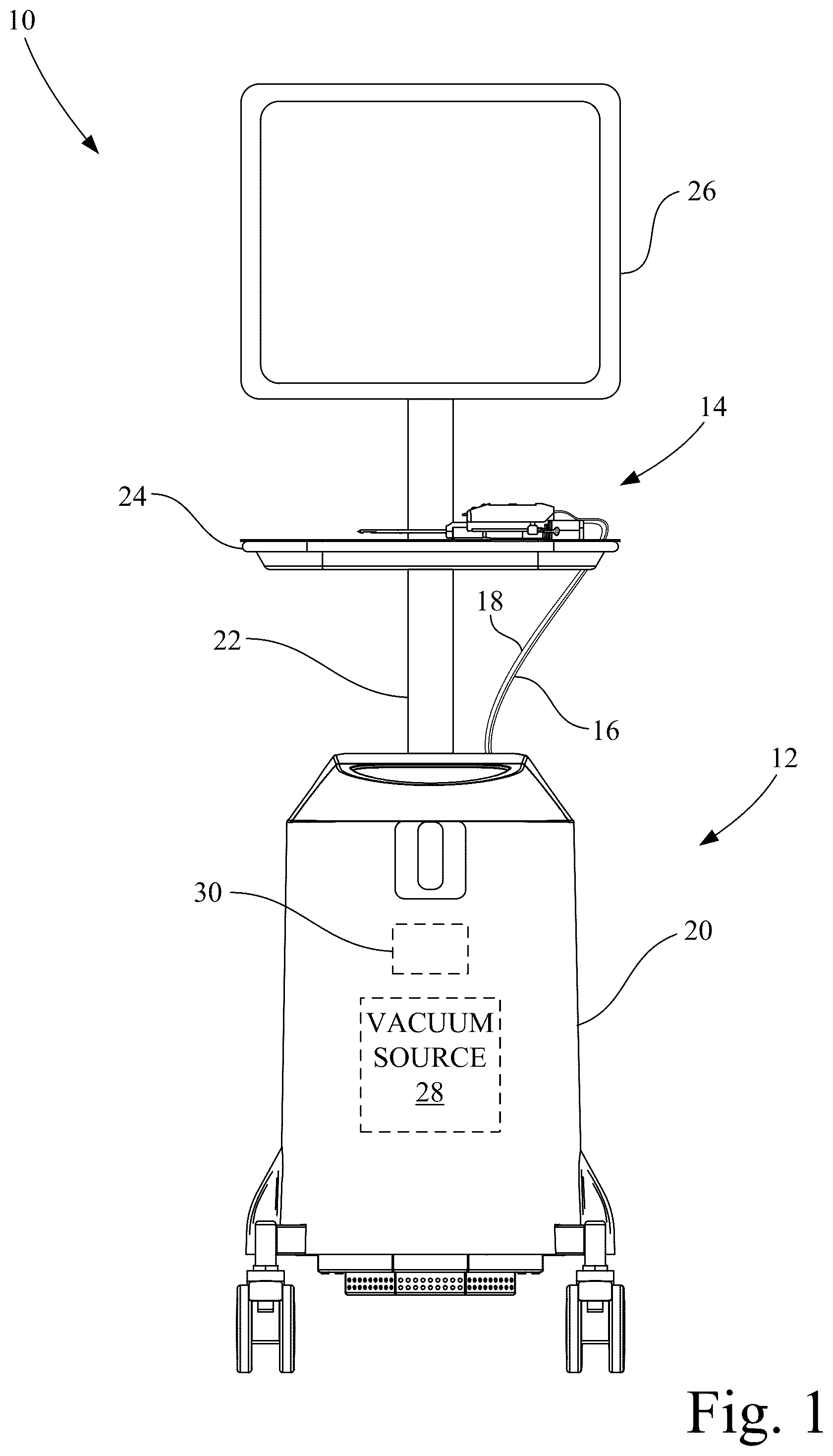 Patent US12569230 Figure 1 – Biopsy system having tissue sample impedance measurement