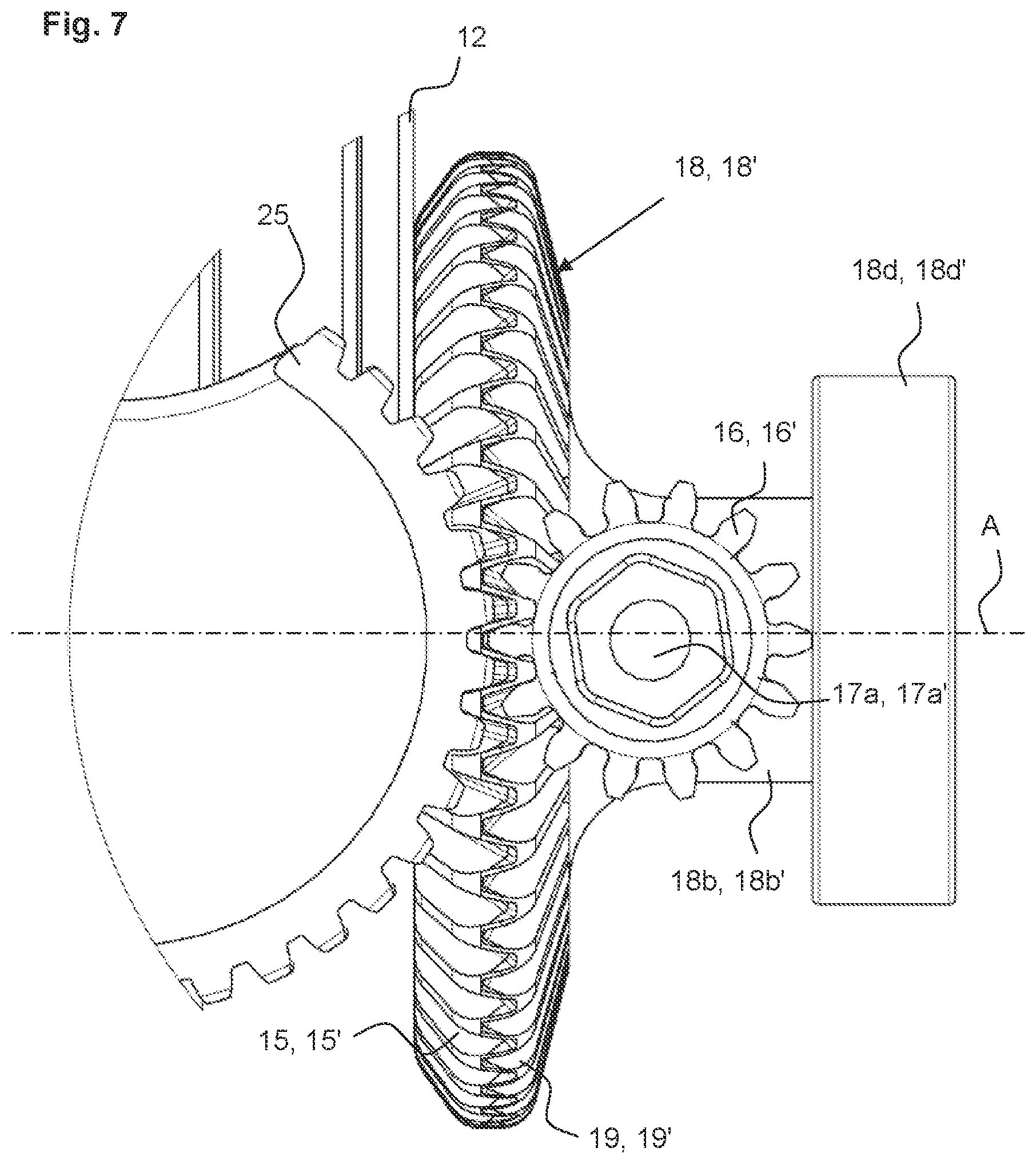 Patent US12569232 Figure 6 – Surgical instrument and steering gear thereof