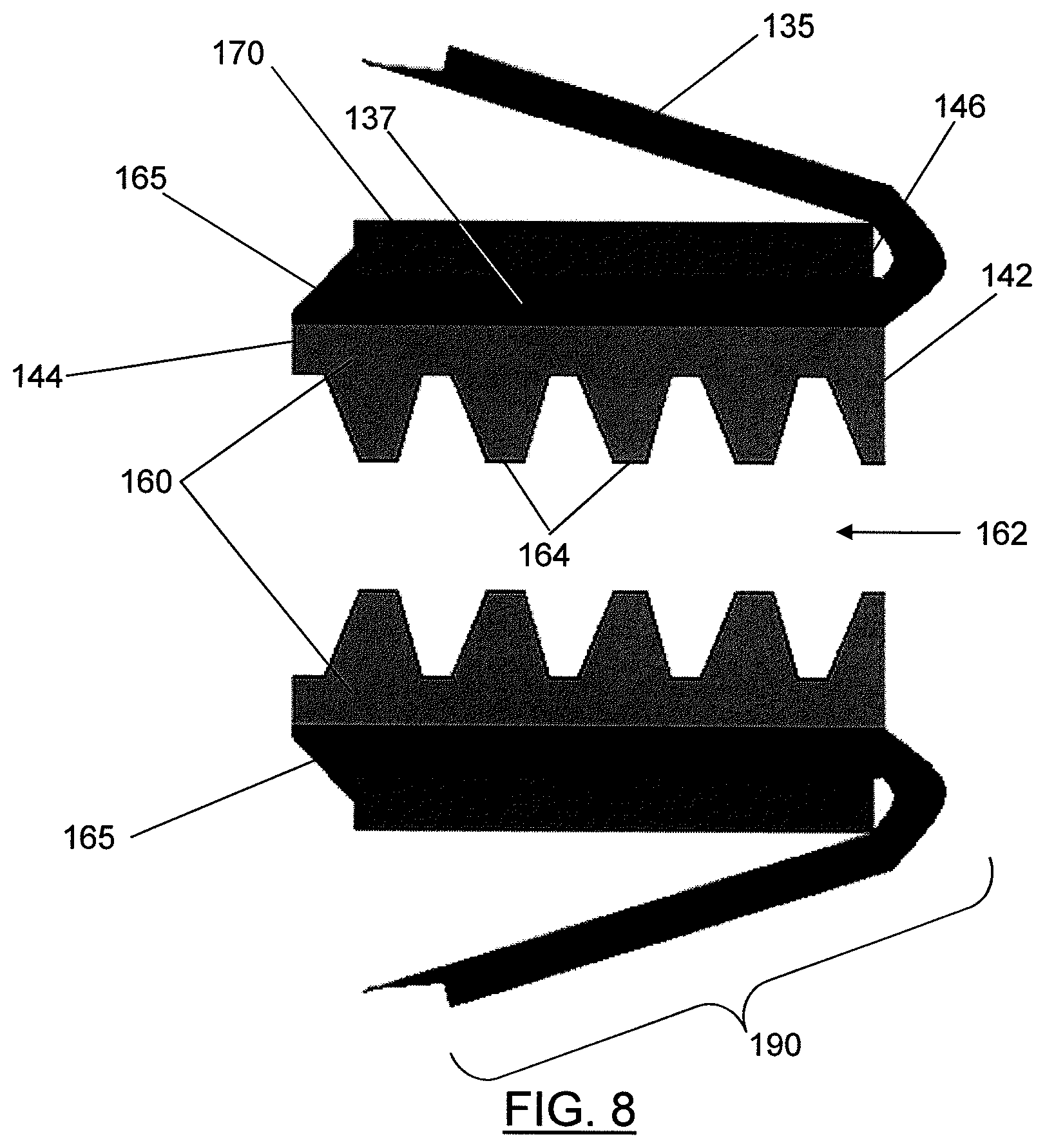 Patent US12569234 Figure 8 – Devices and methods for occluding abnormal openings in a patient's vasculature