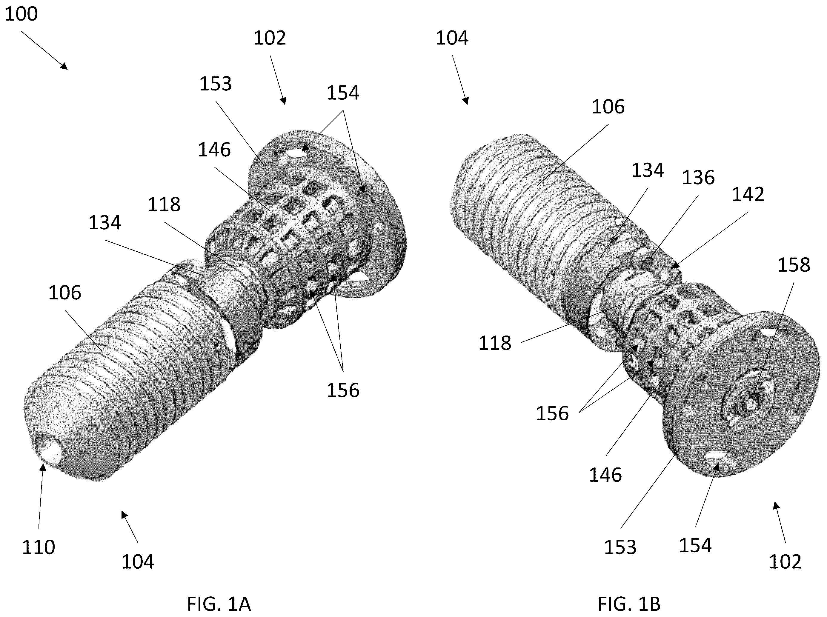 Patent US12569240 Figure 1 – Decorticating screw