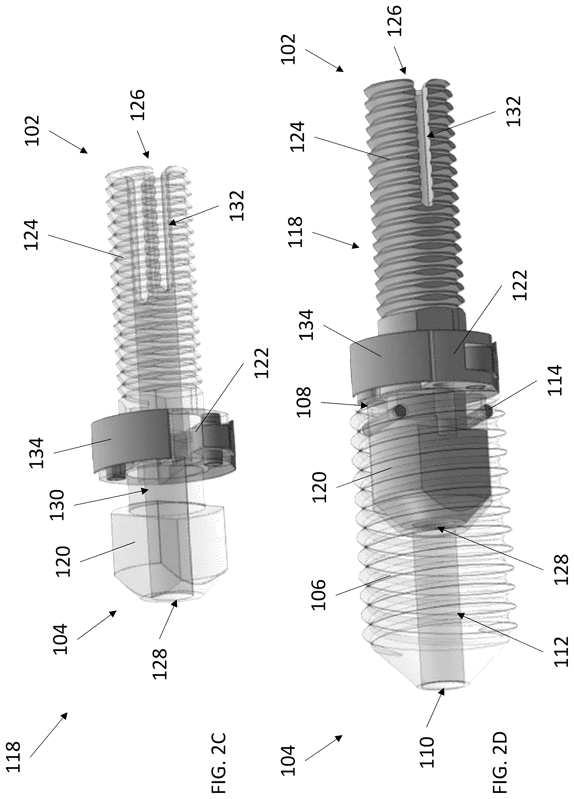 Patent US12569240 Figure 3 – Decorticating screw