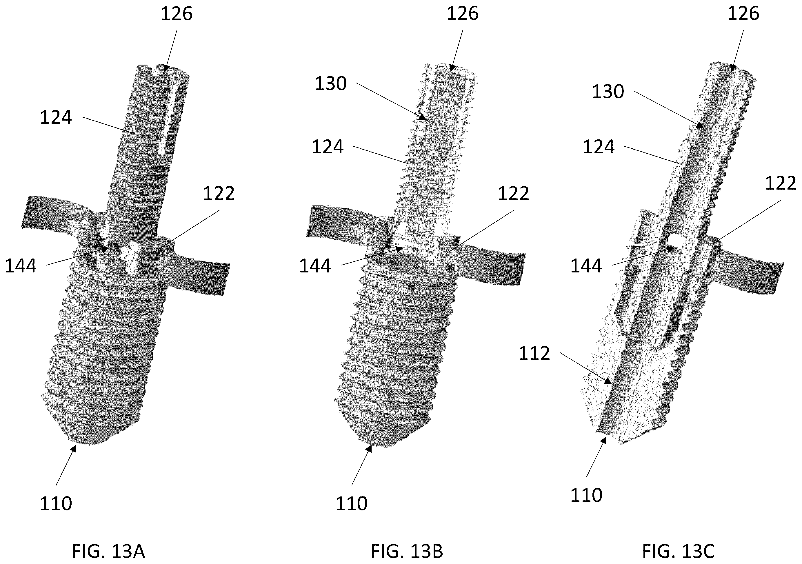 Patent US12569240 Figure 14 – Decorticating screw