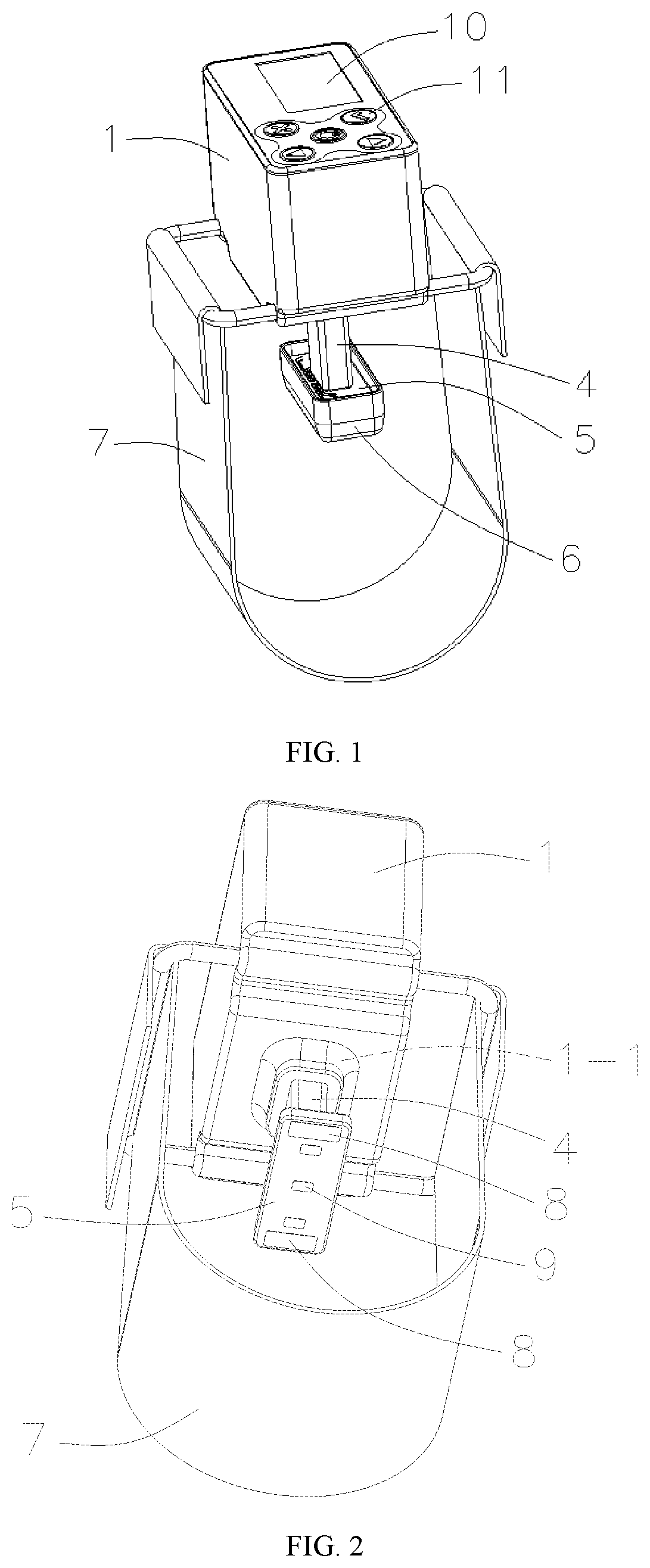 Patent US12569257 Figure 1 – Radial artery smart compression hemostat and control method thereof