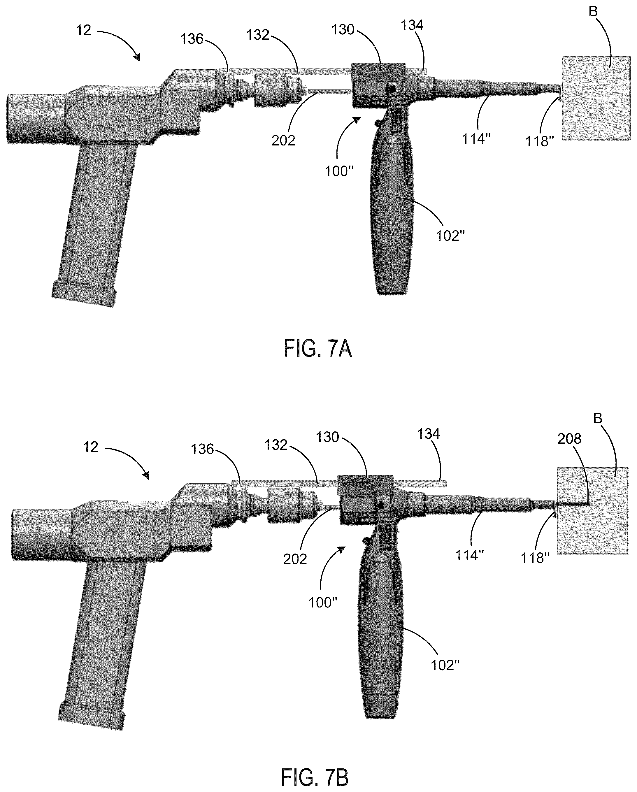 Patent US12569259 Figure 7 – Universal adapter for handheld surgical systems