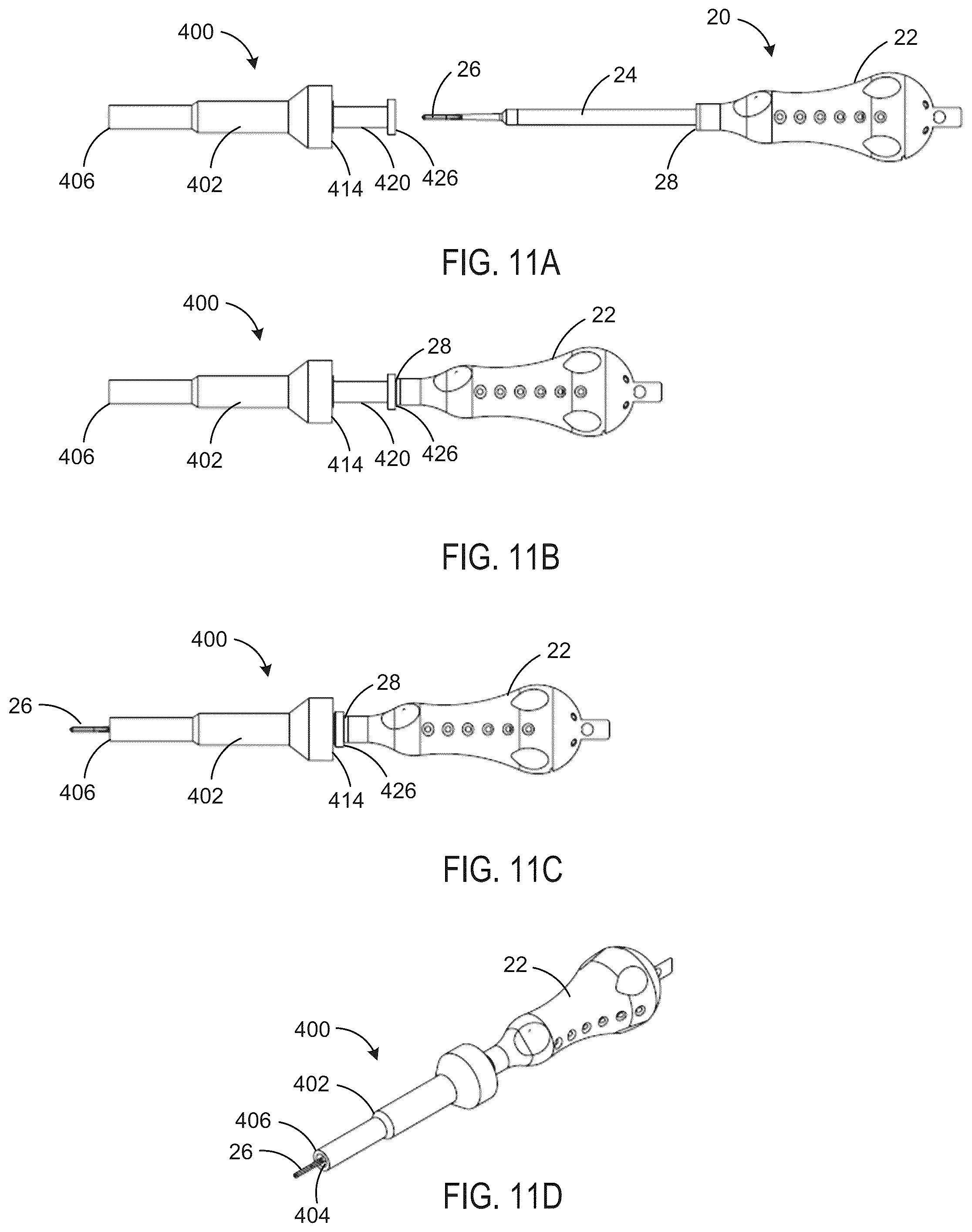 Patent US12569259 Figure 12 – Universal adapter for handheld surgical systems