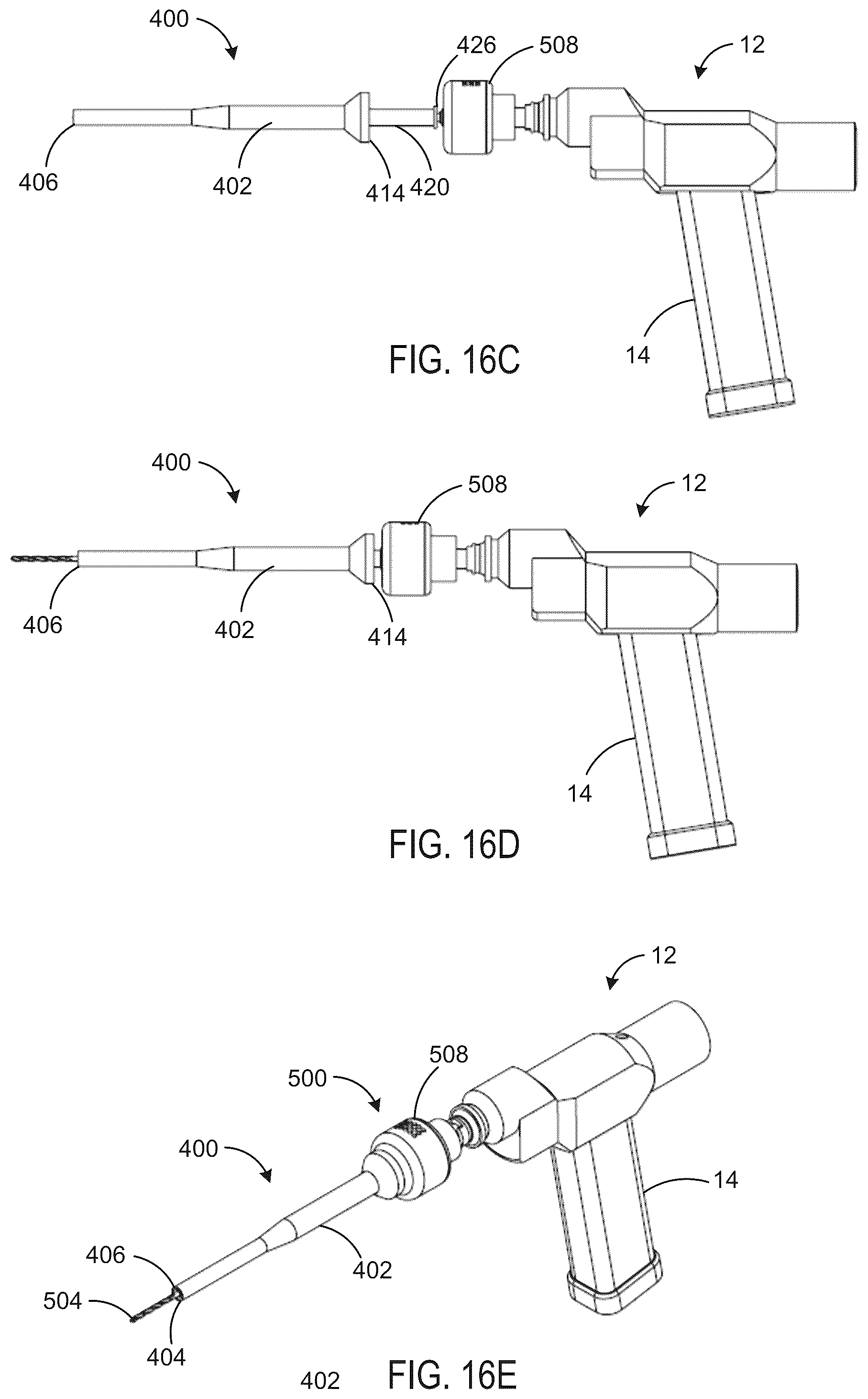 Patent US12569259 Figure 18 – Universal adapter for handheld surgical systems