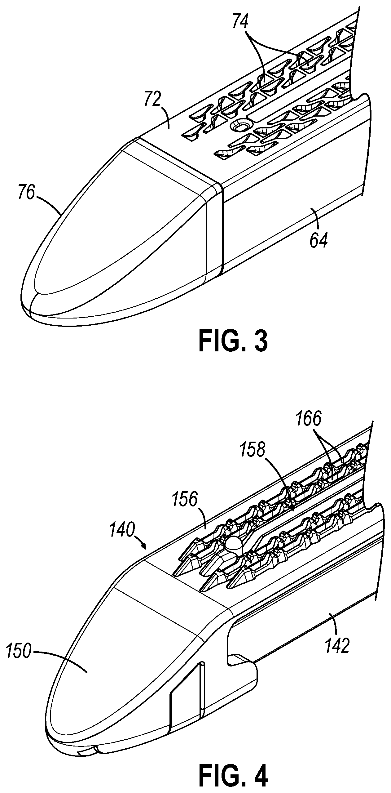 Patent US12569266 Figure 3 – Strain and compression force measurement features for surgical stapler