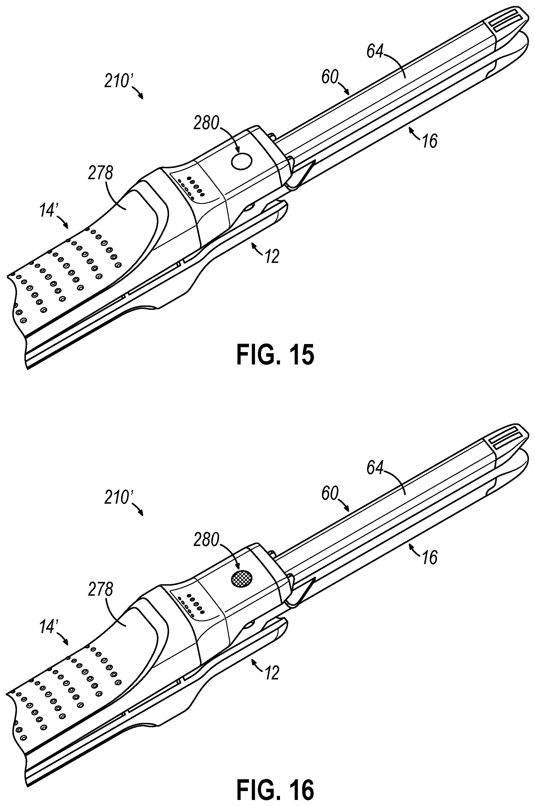 Patent US12569266 Figure 18 – Strain and compression force measurement features for surgical stapler
