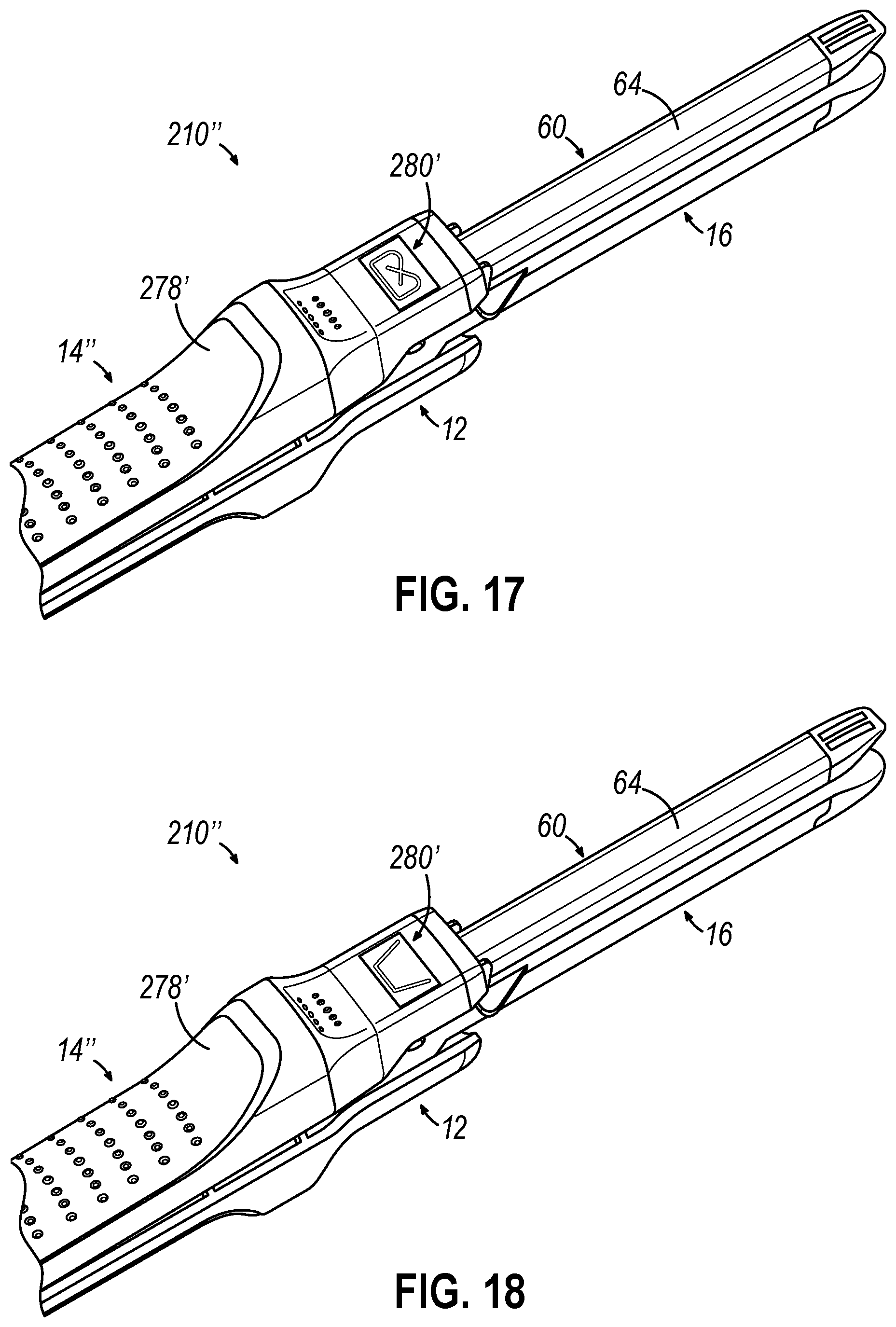 Patent US12569266 Figure 19 – Strain and compression force measurement features for surgical stapler