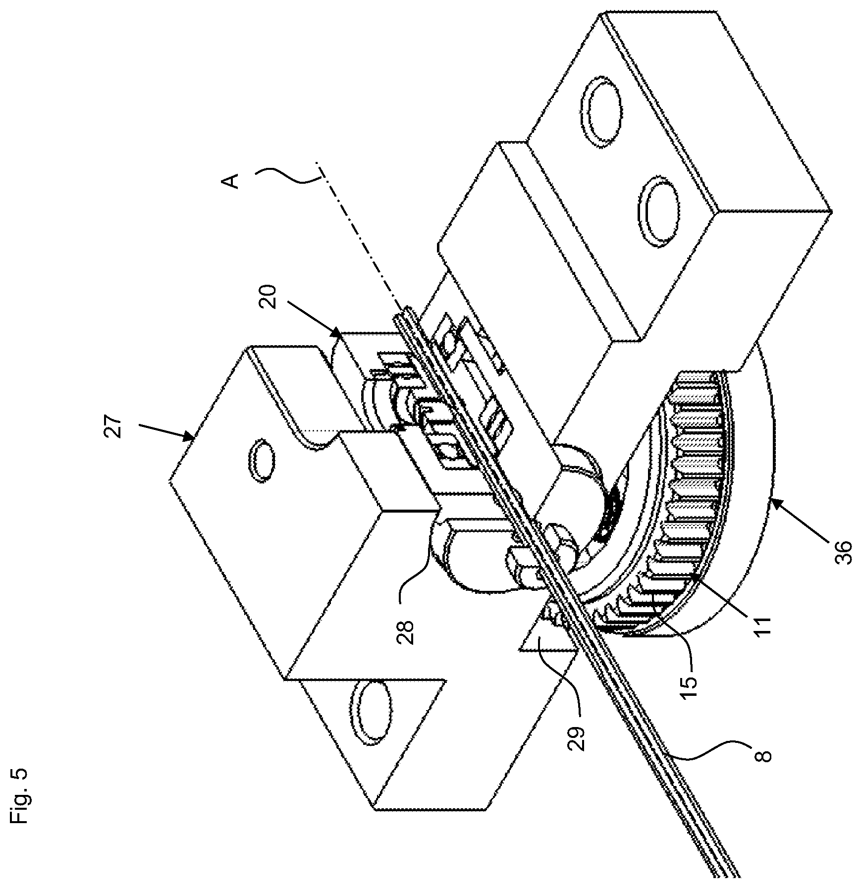 Patent US12569267 Figure 4 – Surgical instrument and actuation device therefor