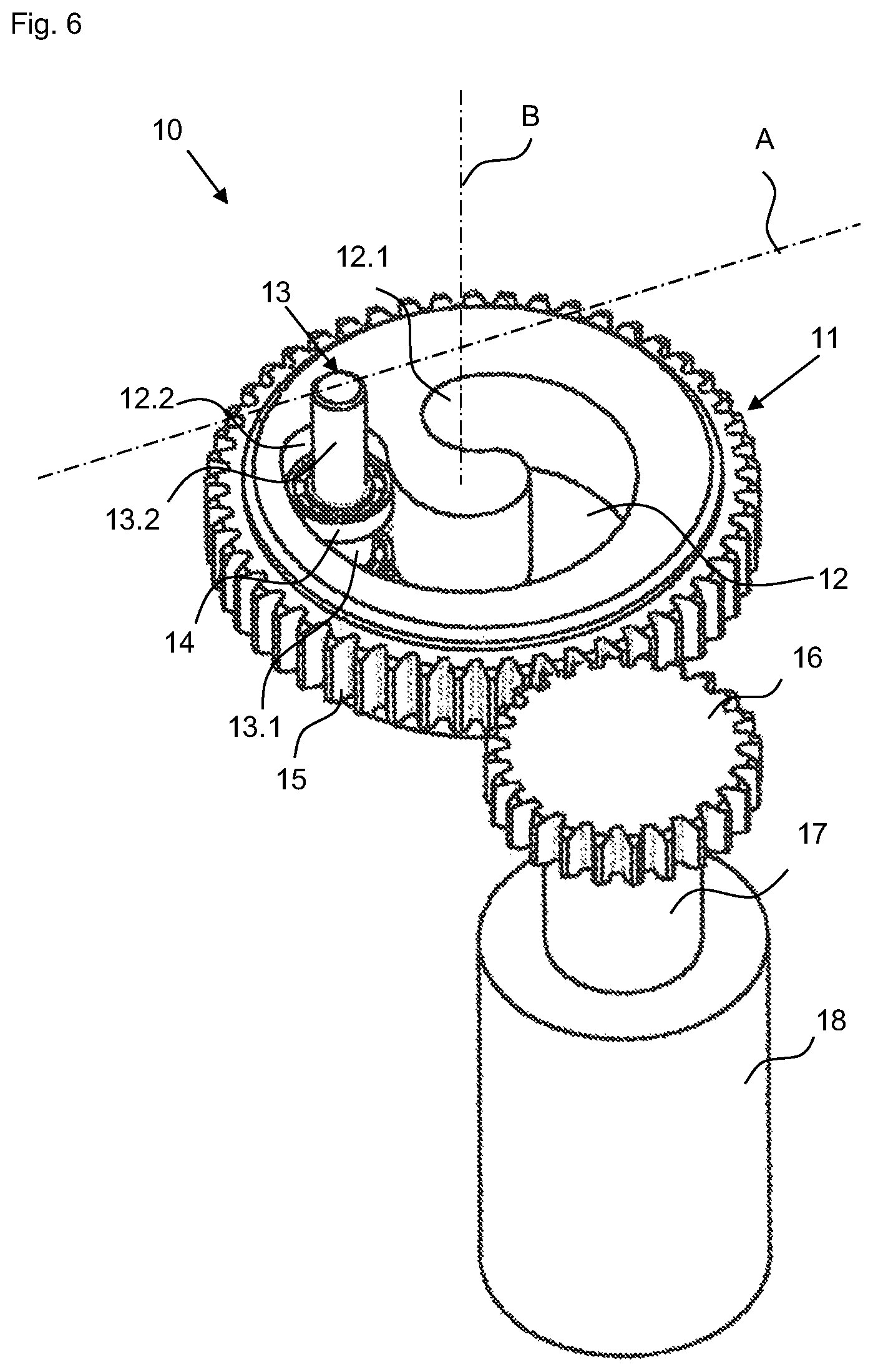 Patent US12569267 Figure 5 – Surgical instrument and actuation device therefor