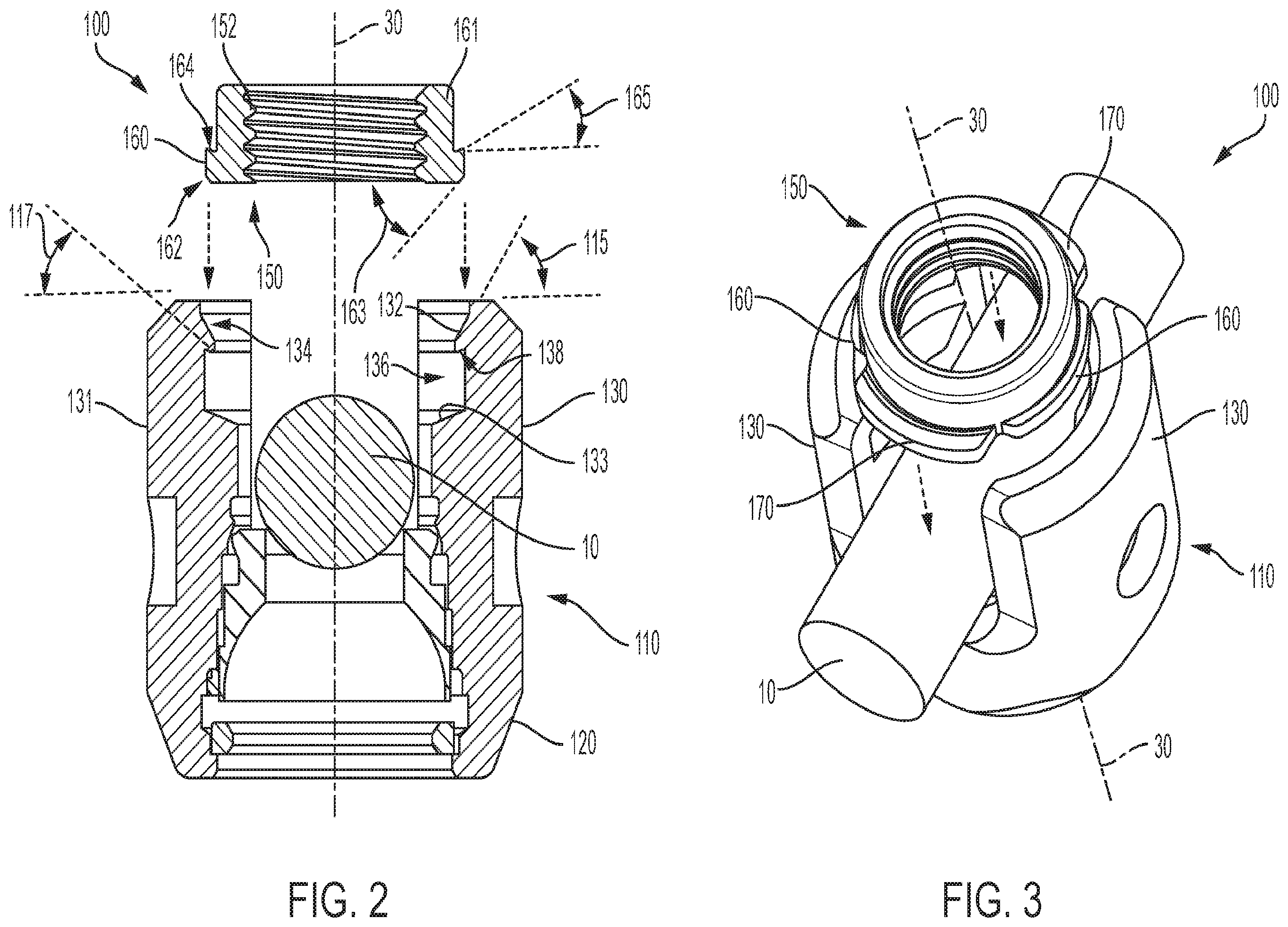 Patent US12569279 Figure 2 – Pop-on-cap assemblies having opposing splay-resisting features and generally reactangular opposing rotation-preventing/rotation-resisting features for spinal surgery