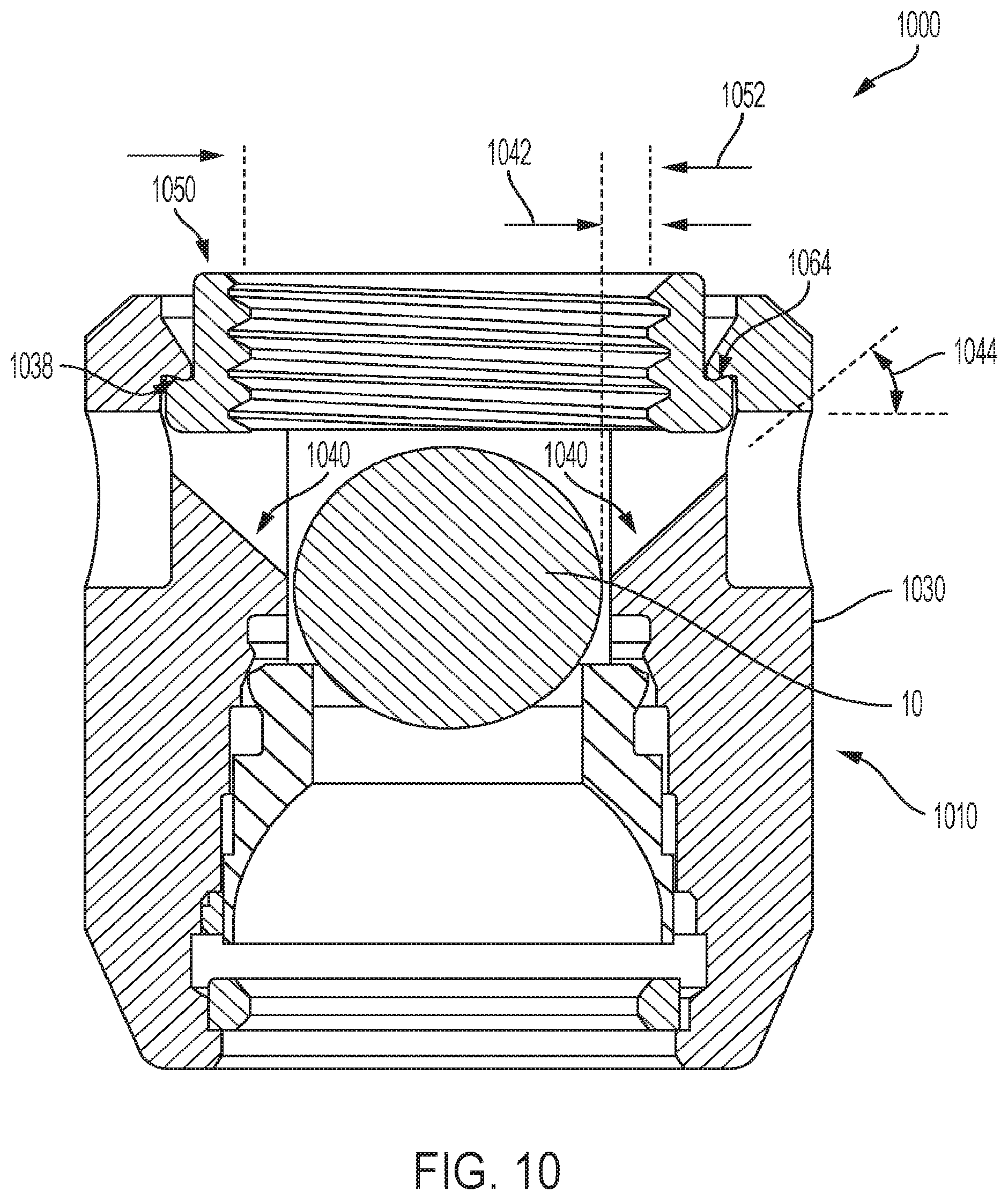 Patent US12569279 Figure 6 – Pop-on-cap assemblies having opposing splay-resisting features and generally reactangular opposing rotation-preventing/rotation-resisting features for spinal surgery
