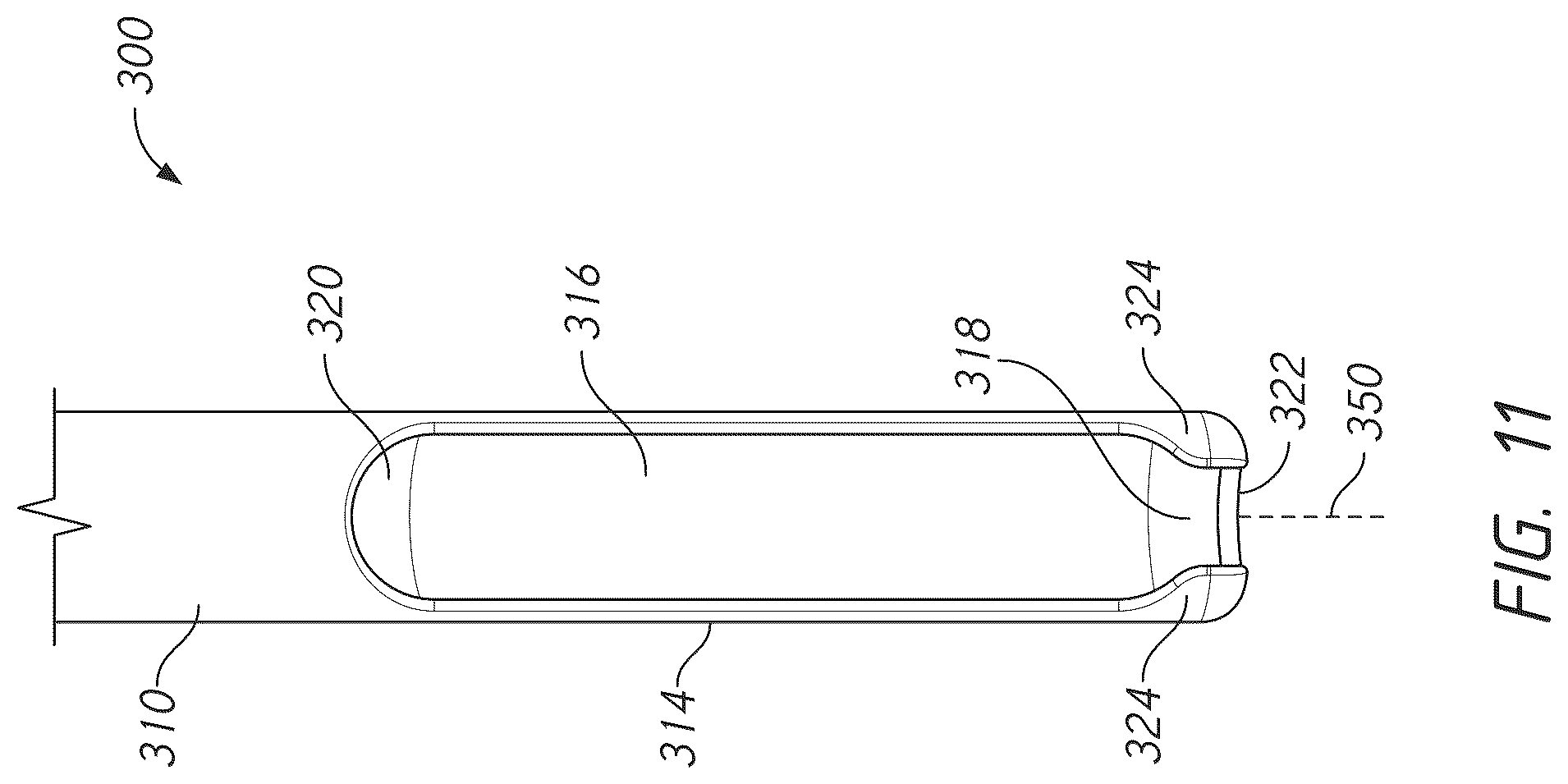 Patent US12569281 Figure 11 – Bone tie and bone tie inserter