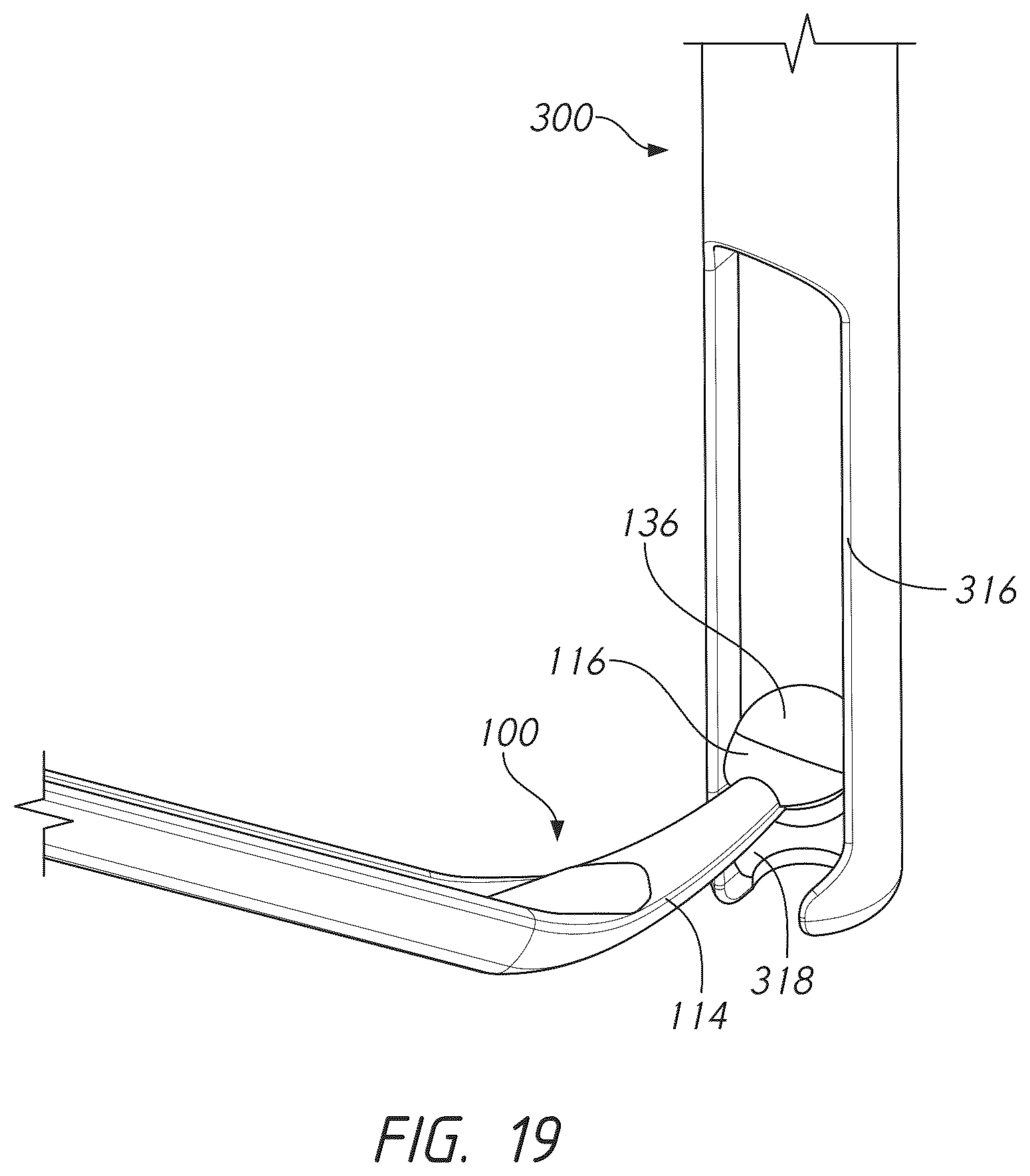 Patent US12569281 Figure 19 – Bone tie and bone tie inserter