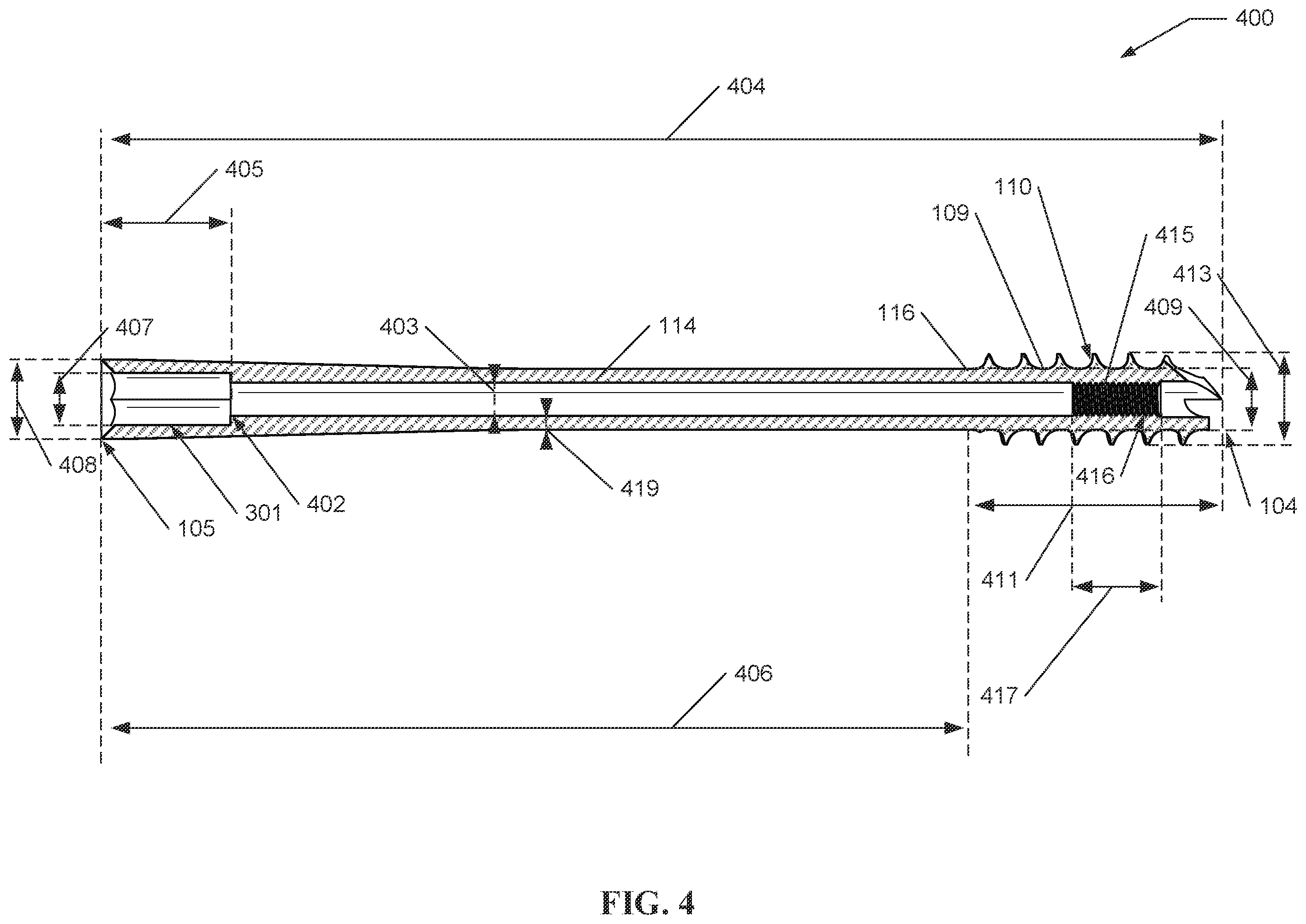 Patent US12569285 Figure 4 – Dynamic compression devices and processes for making and using same