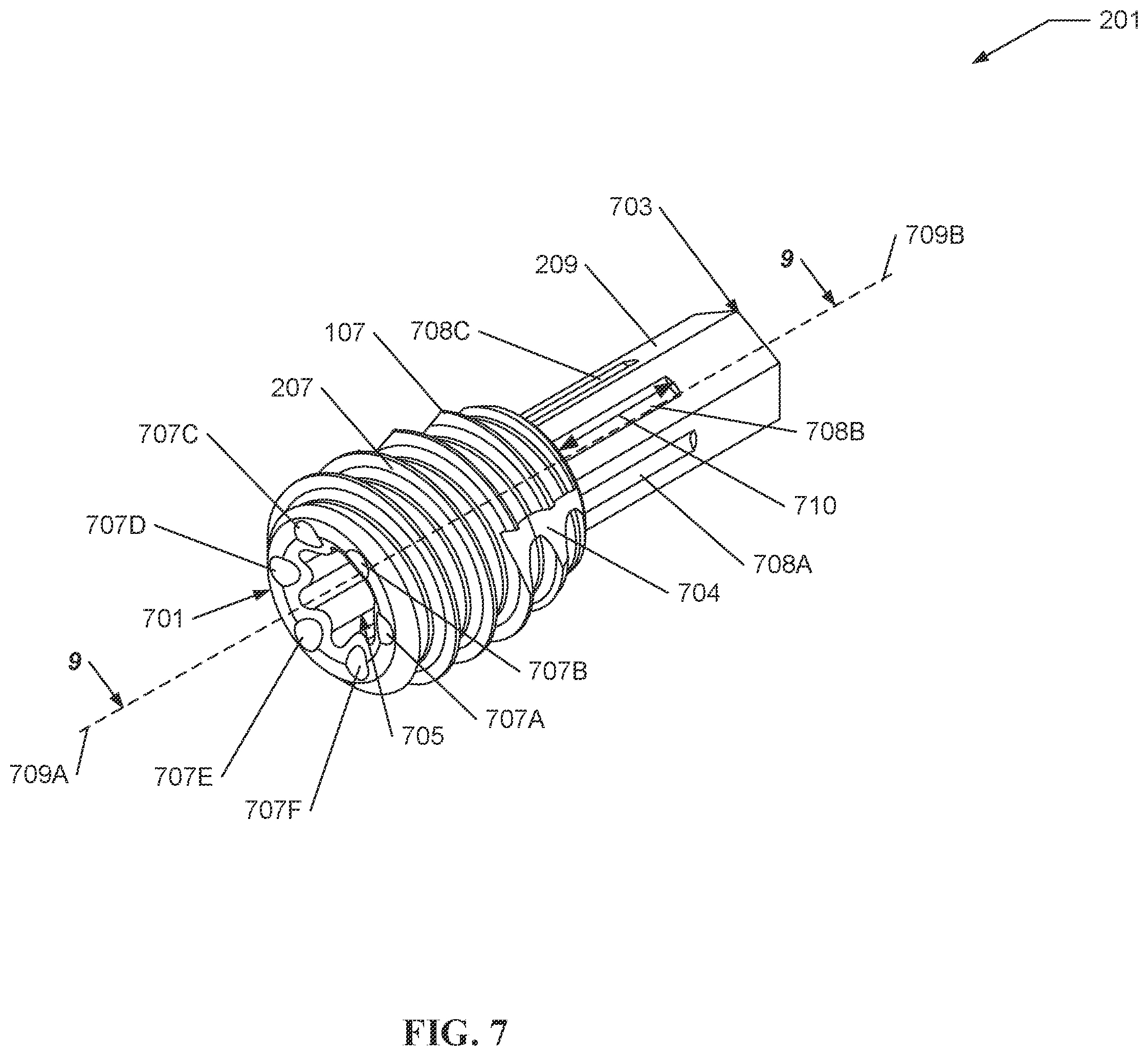 Patent US12569285 Figure 7 – Dynamic compression devices and processes for making and using same