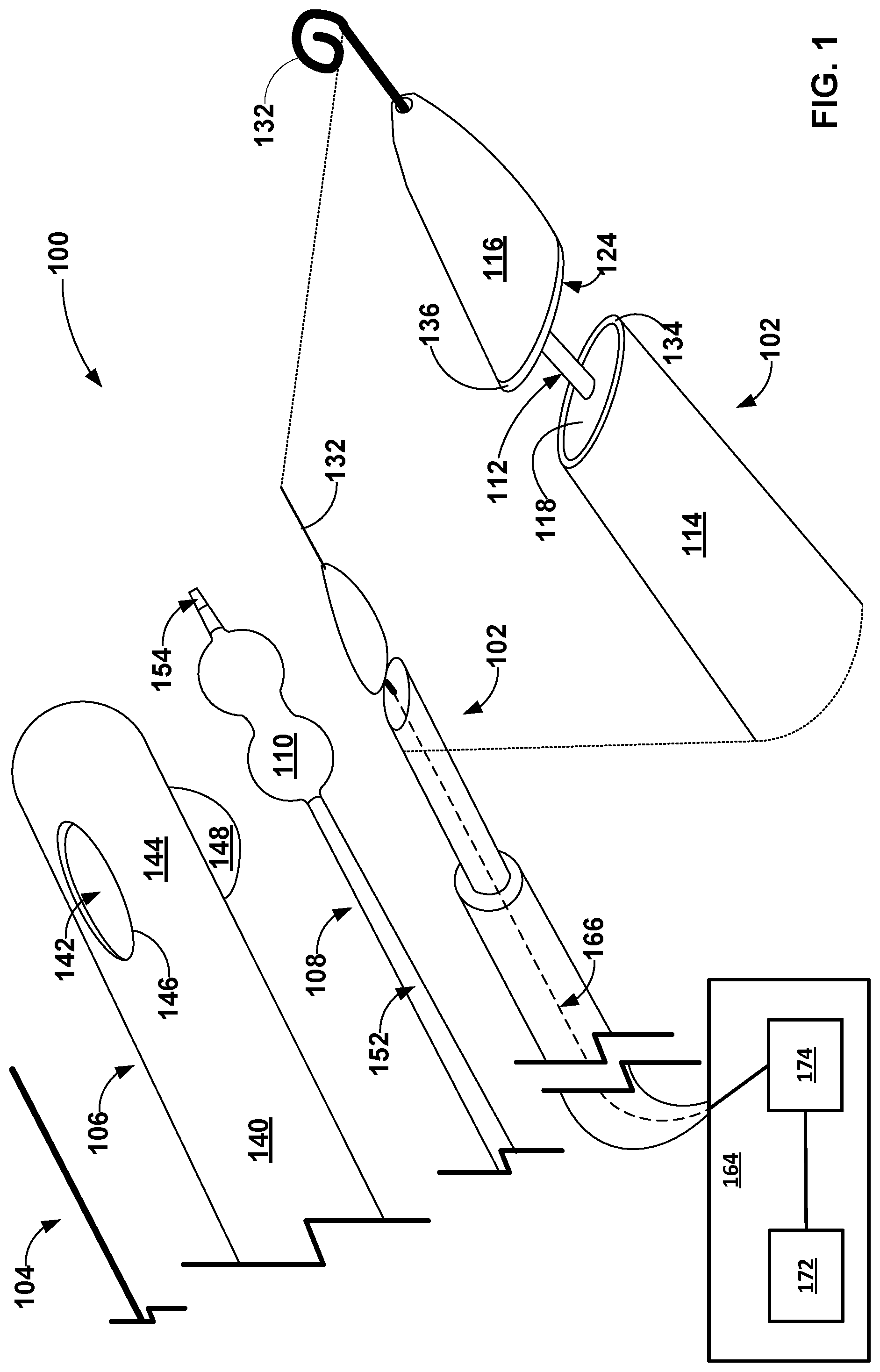 Patent US12569296 Figure 1 – Left-atrium-to-coronary-sinus shunt