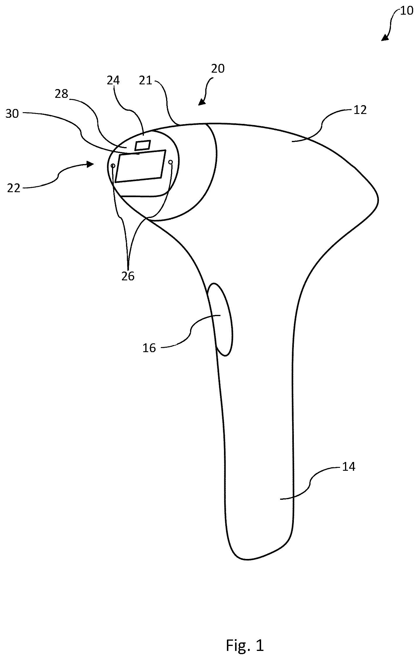 Patent US12569297 — Cooling for a personal care device — Figure 1