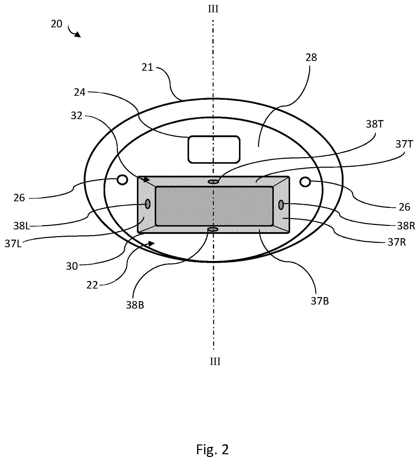 Patent US12569297 Figure 2 – Cooling for a personal care device