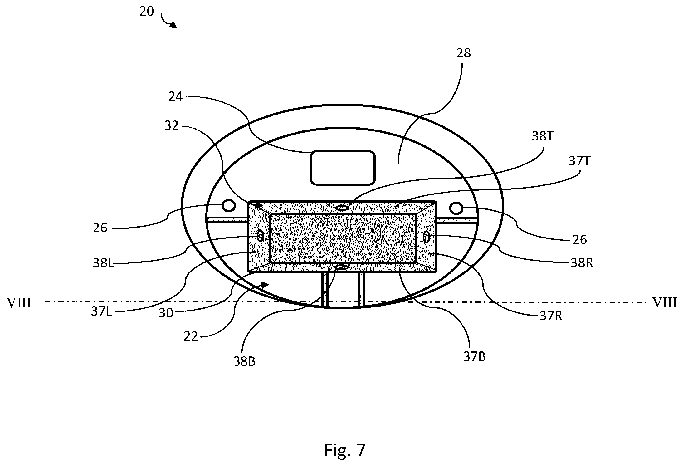 Patent US12569297 Figure 8 – Cooling for a personal care device