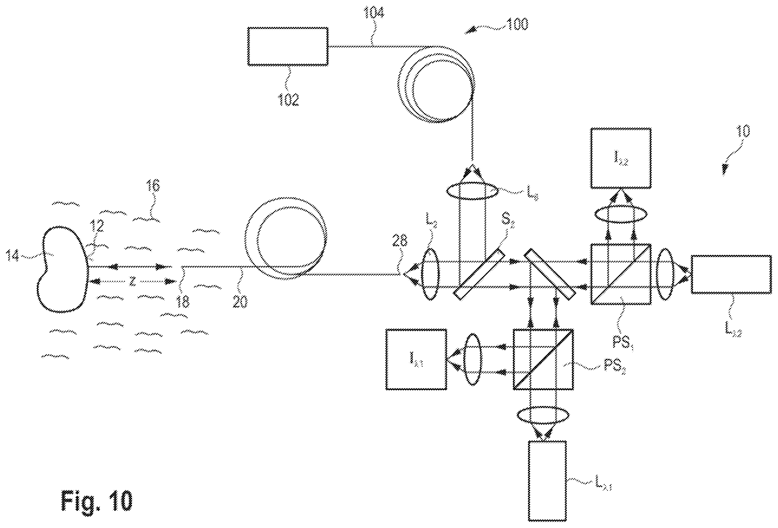 Patent US12569298 Figure 6 – Distance measuring method and device as well as laser lithotripsy device