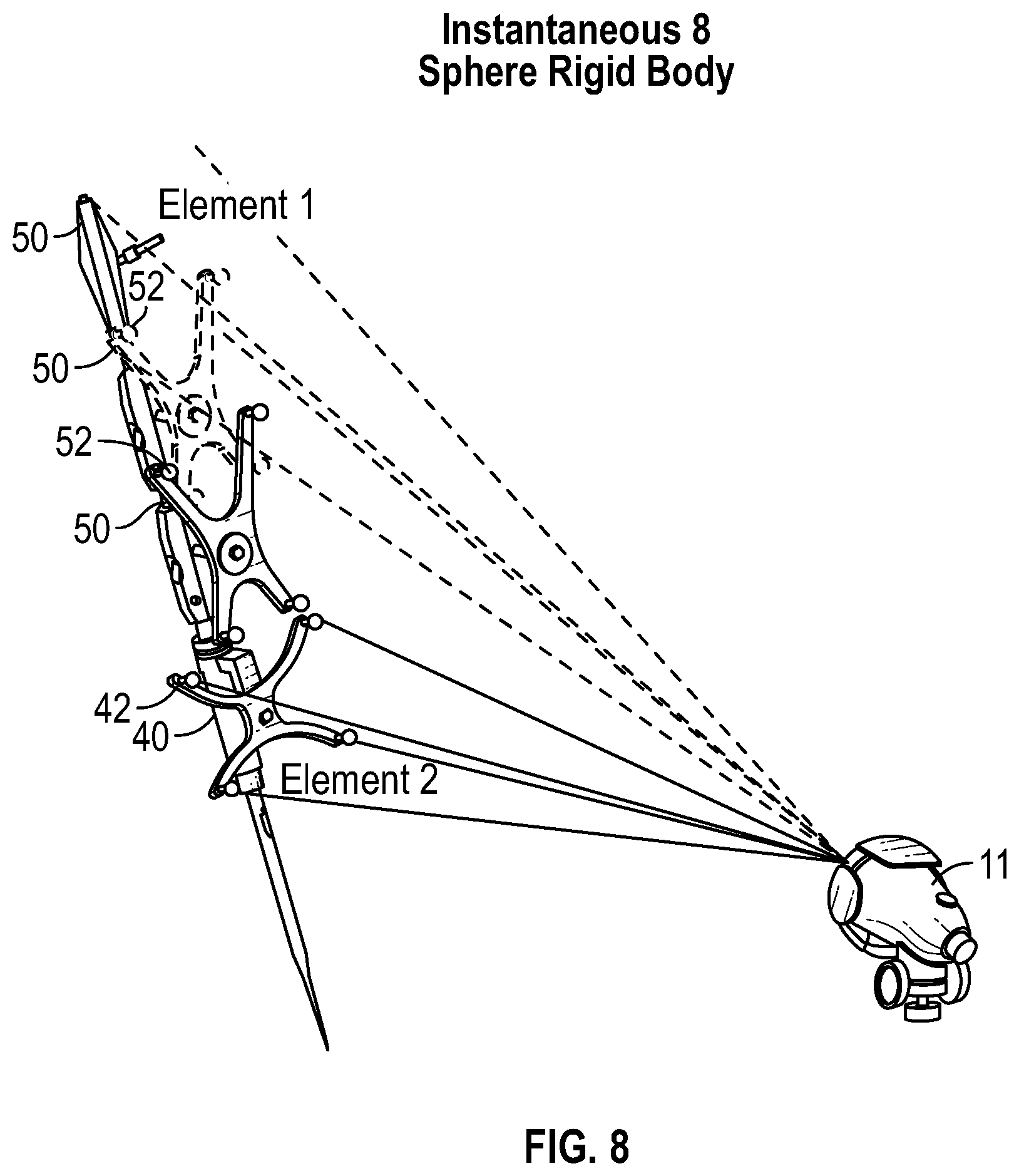 Patent US12569301 Figure 11 – Surgical navigation system for alignment of a surgical instrument