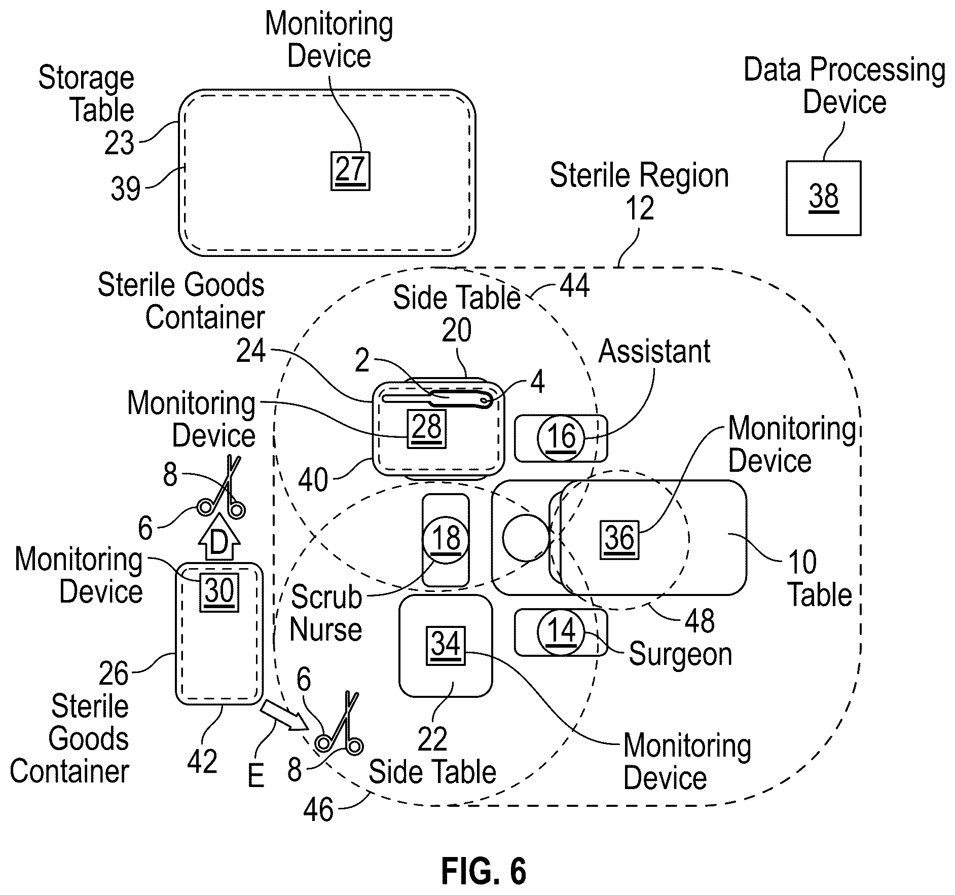 Patent US12569303 Figure 5 – System and method for monitoring at least one medical device