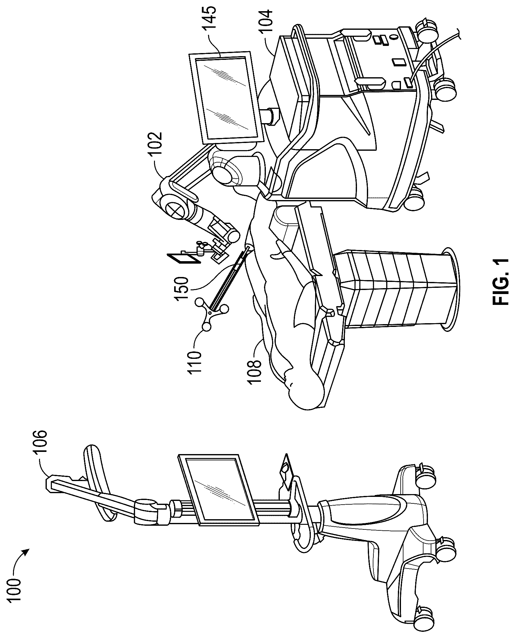 Patent US12569306 Figure 1 – Robotic revision knee arthroplasty virtual reconstruction system
