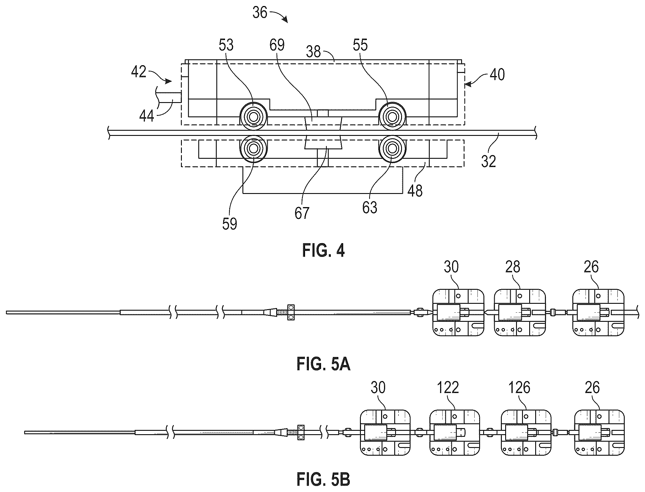 Patent US12569308 Figure 6 – User interface for rotational device movement