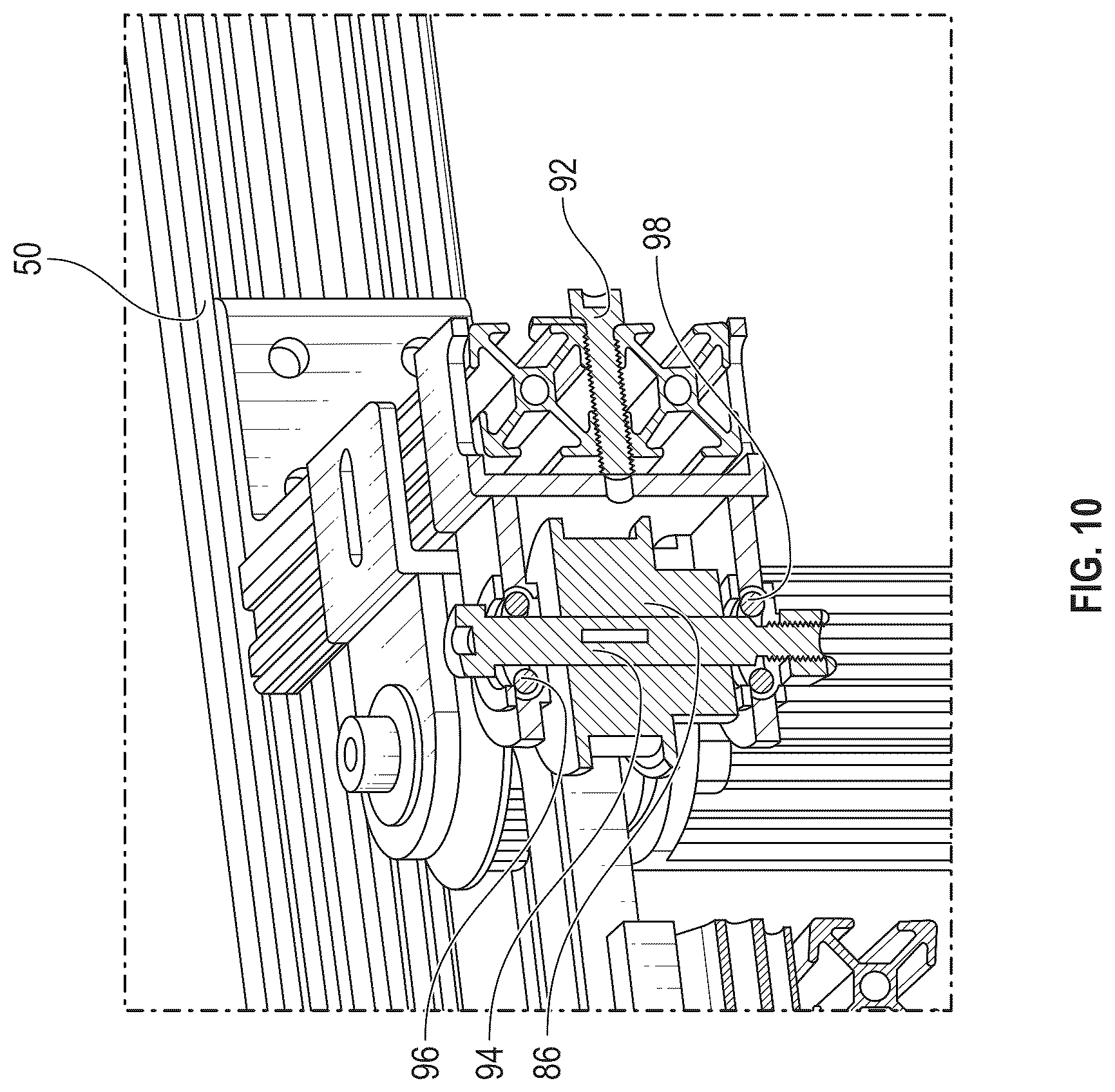 Patent US12569308 Figure 11 – User interface for rotational device movement