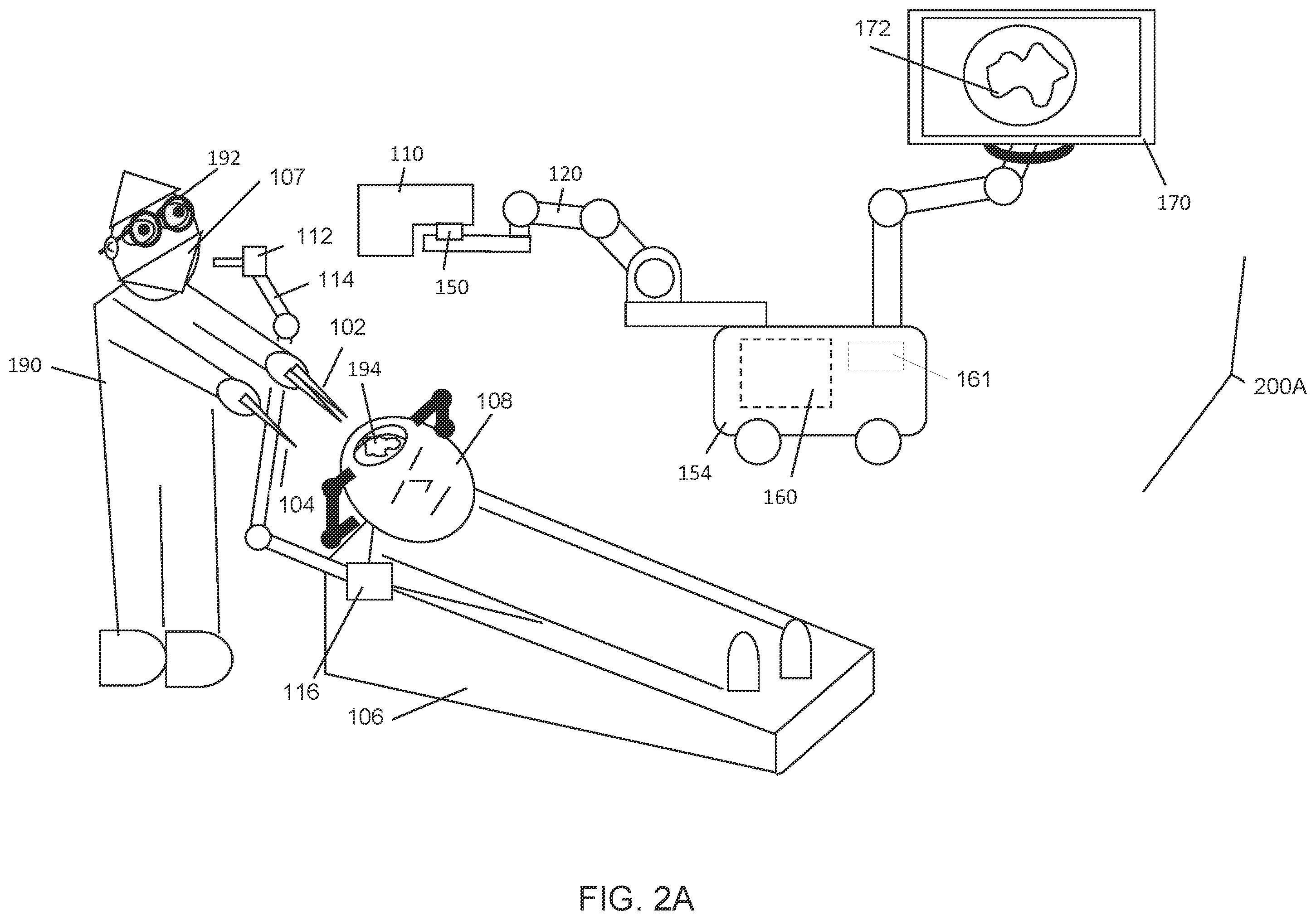 Patent US12569313 Figure 2 – Hands-free controller for surgical microscope