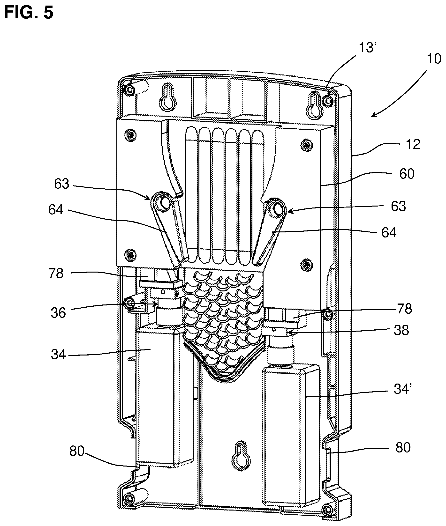 Patent US12569317 Figure 6 – Enhanced stethoscope cleaning assembly