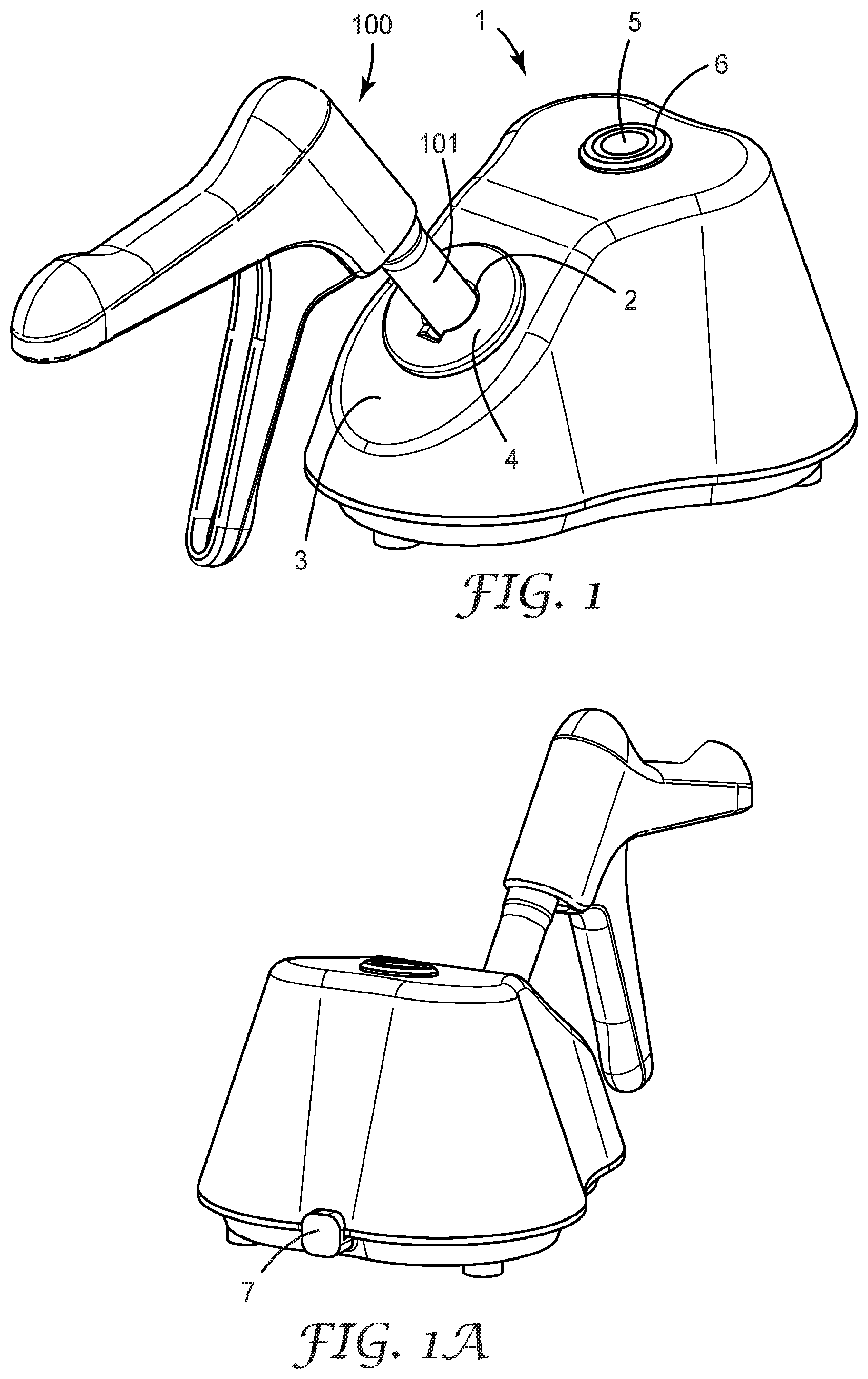 Patent US12569318 Figure 1 – Device for heating a dental material