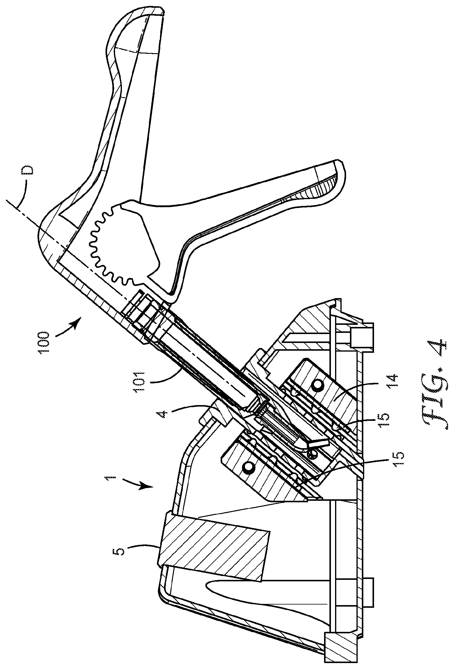 Patent US12569318 Figure 4 – Device for heating a dental material