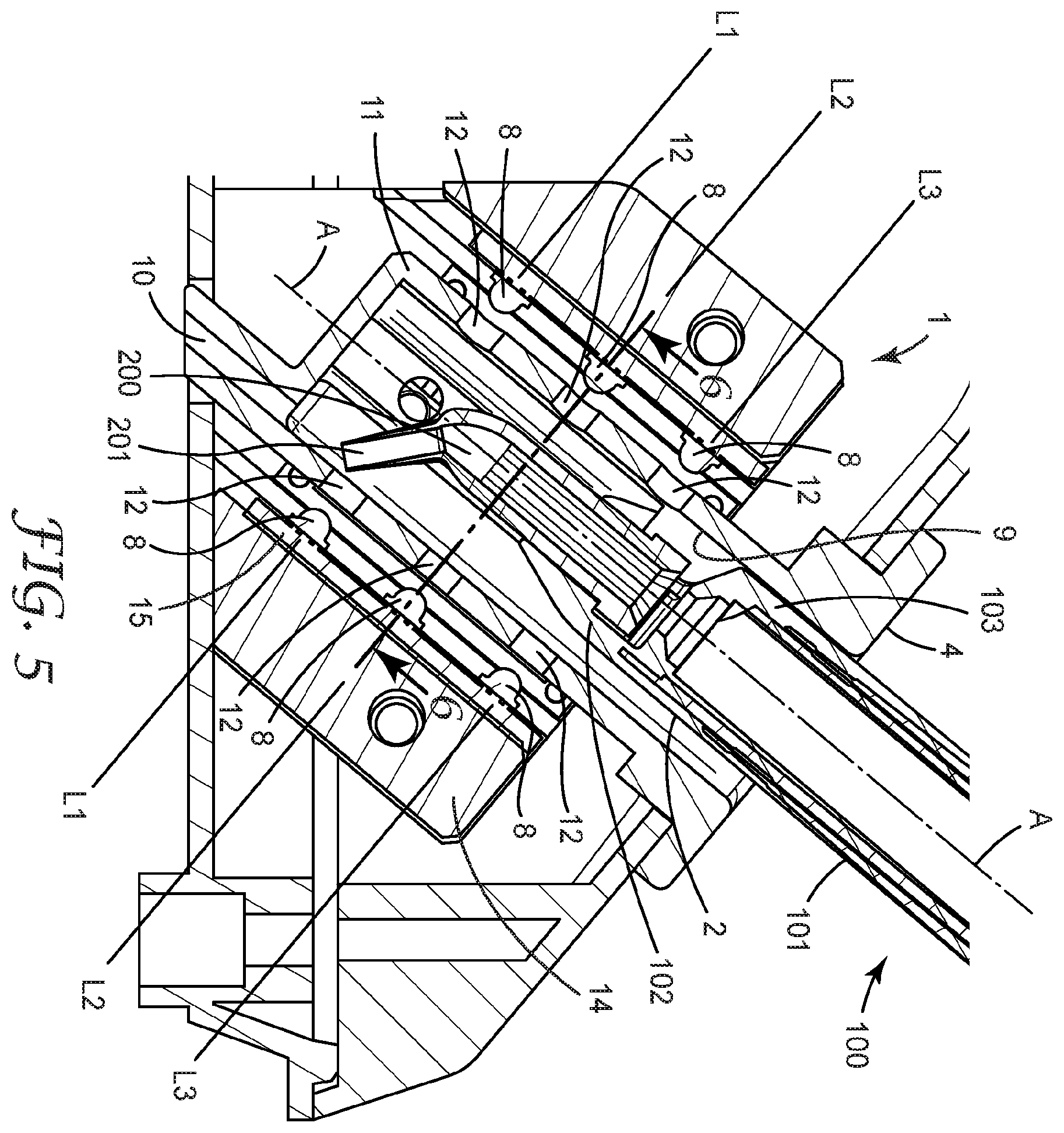 Patent US12569318 Figure 5 – Device for heating a dental material