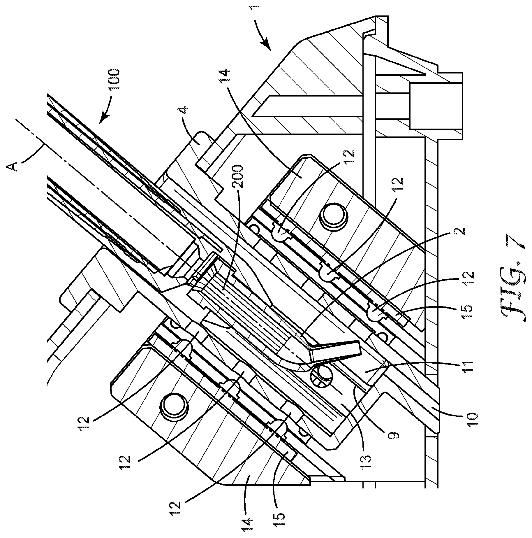 Patent US12569318 Figure 7 – Device for heating a dental material