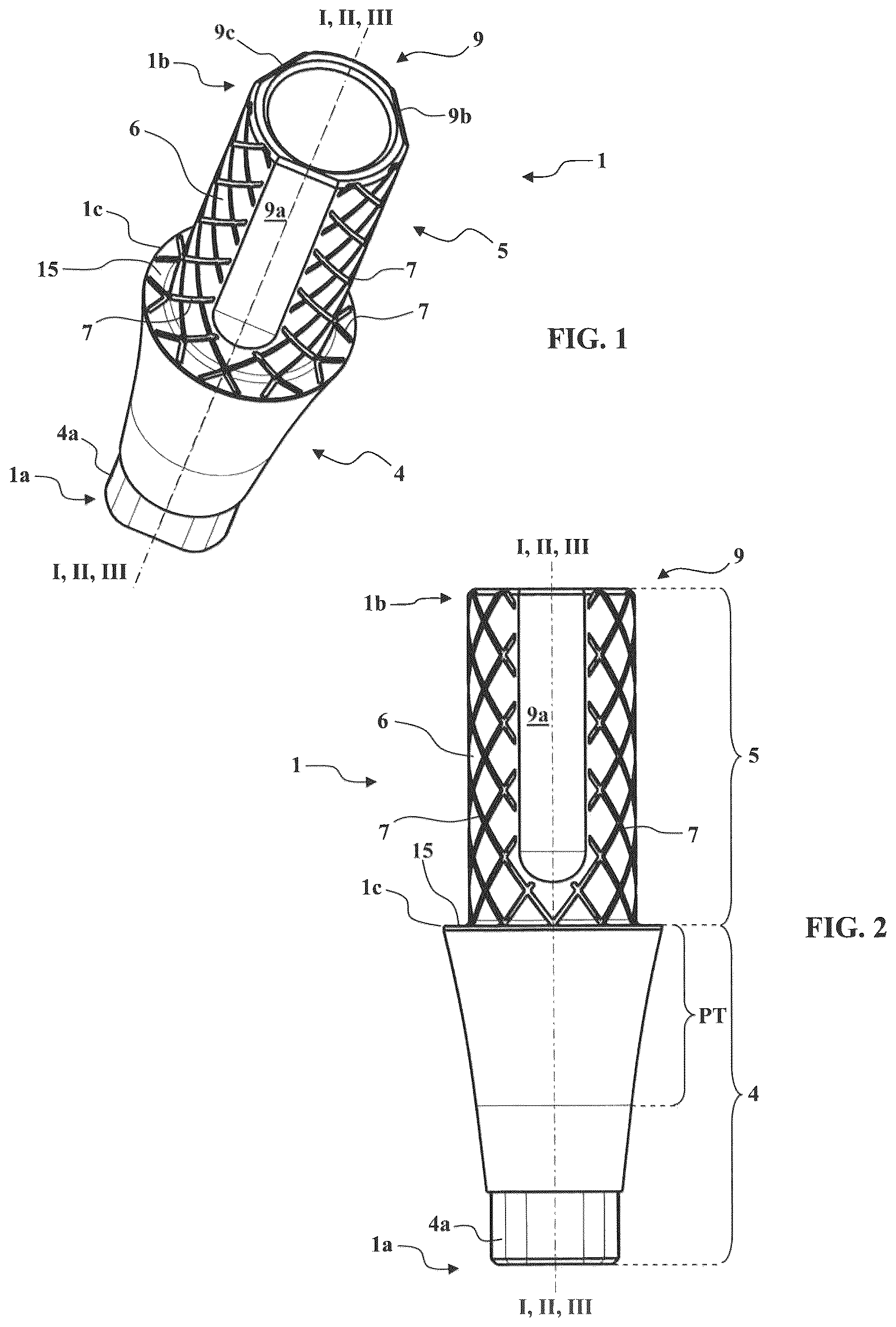 Patent US12569320 Figure 1 – Method for manufacturing an abutment for receiving a dental prosthesis