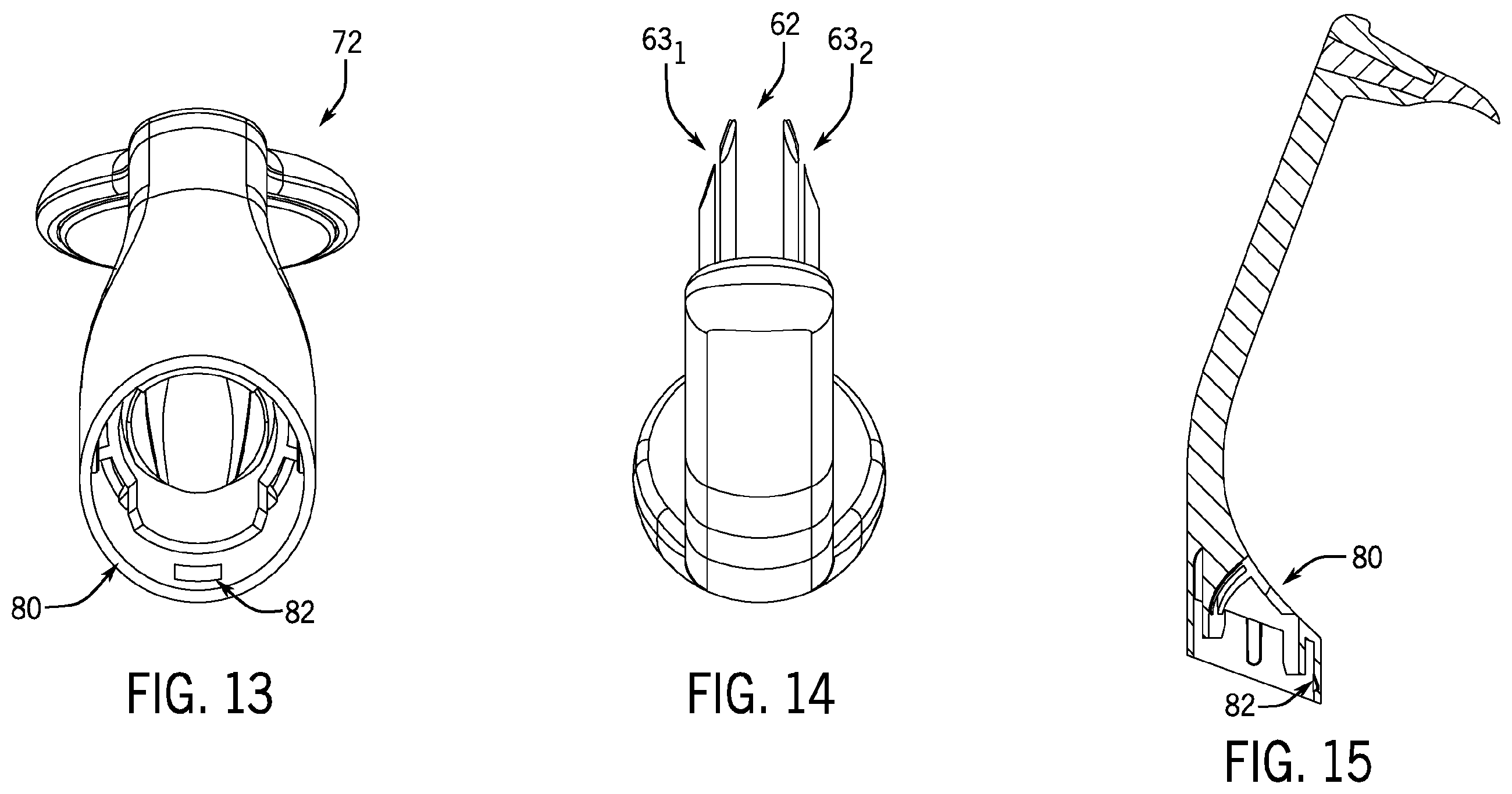 Patent US12569322 Figure 6 – Flosser attachment for dental tool