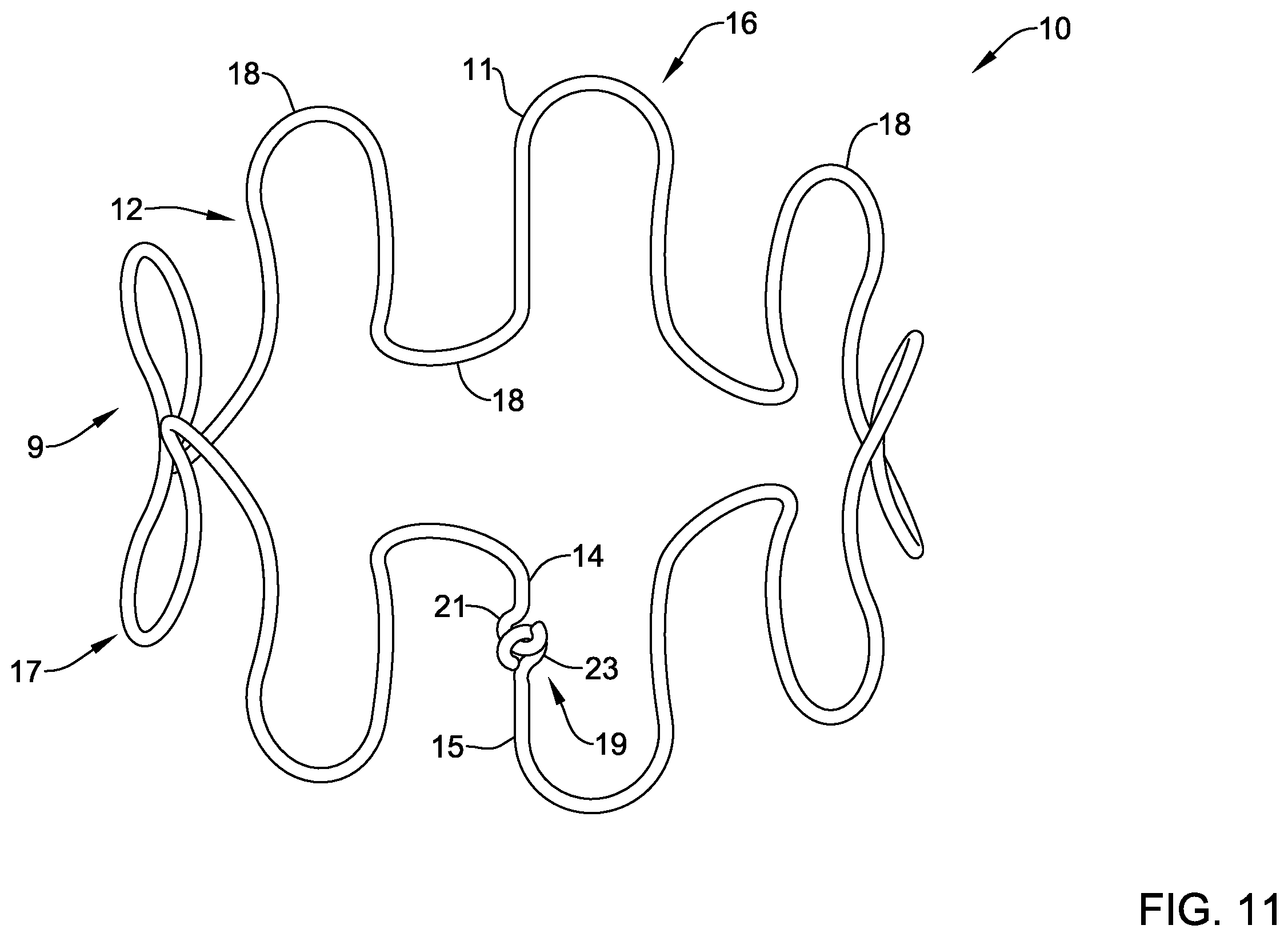 Patent US12569325 Figure 11 – Device for use with body tissue sphincters