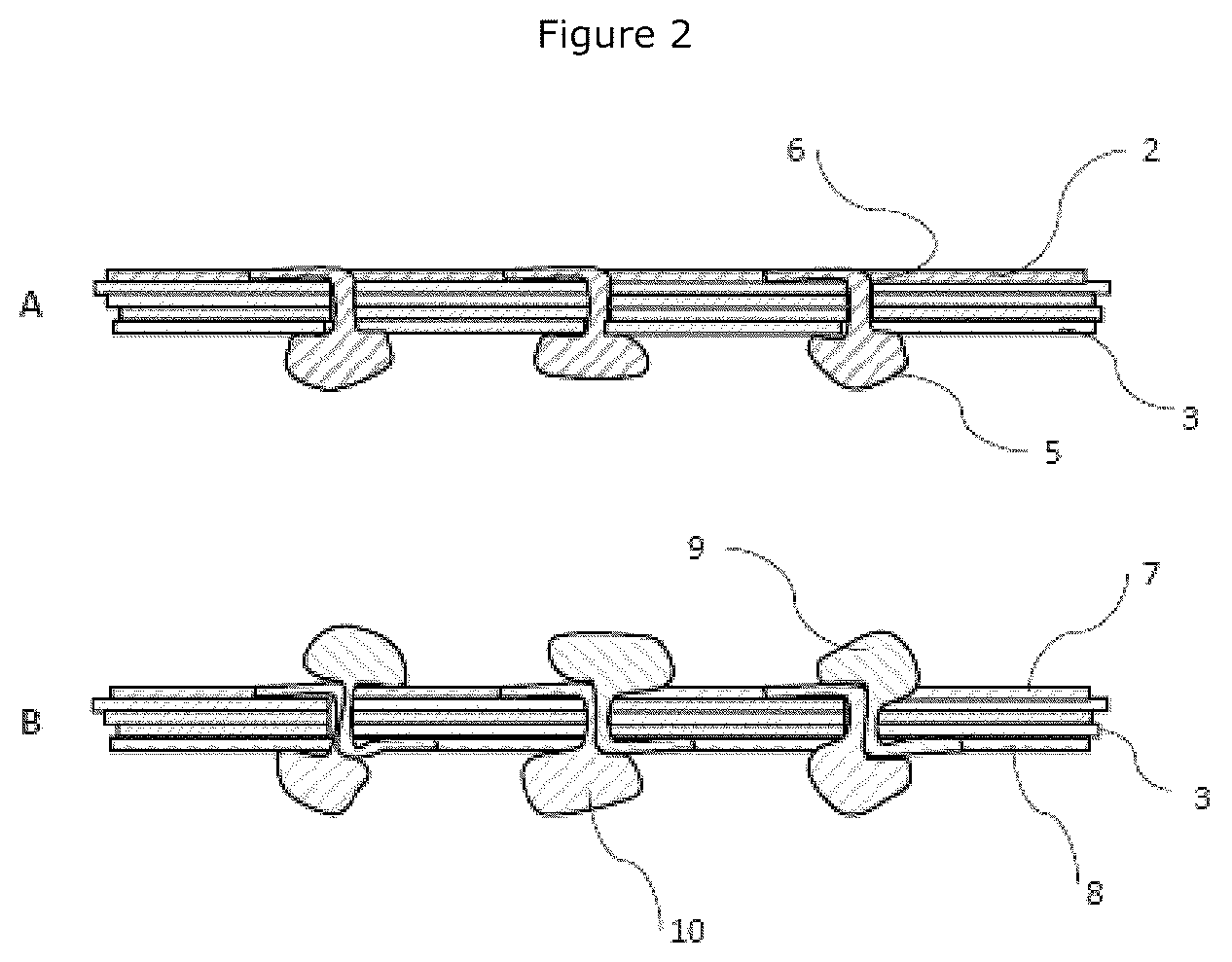 Patent US12569326 Figure 2 – Laminated tissue graft product
