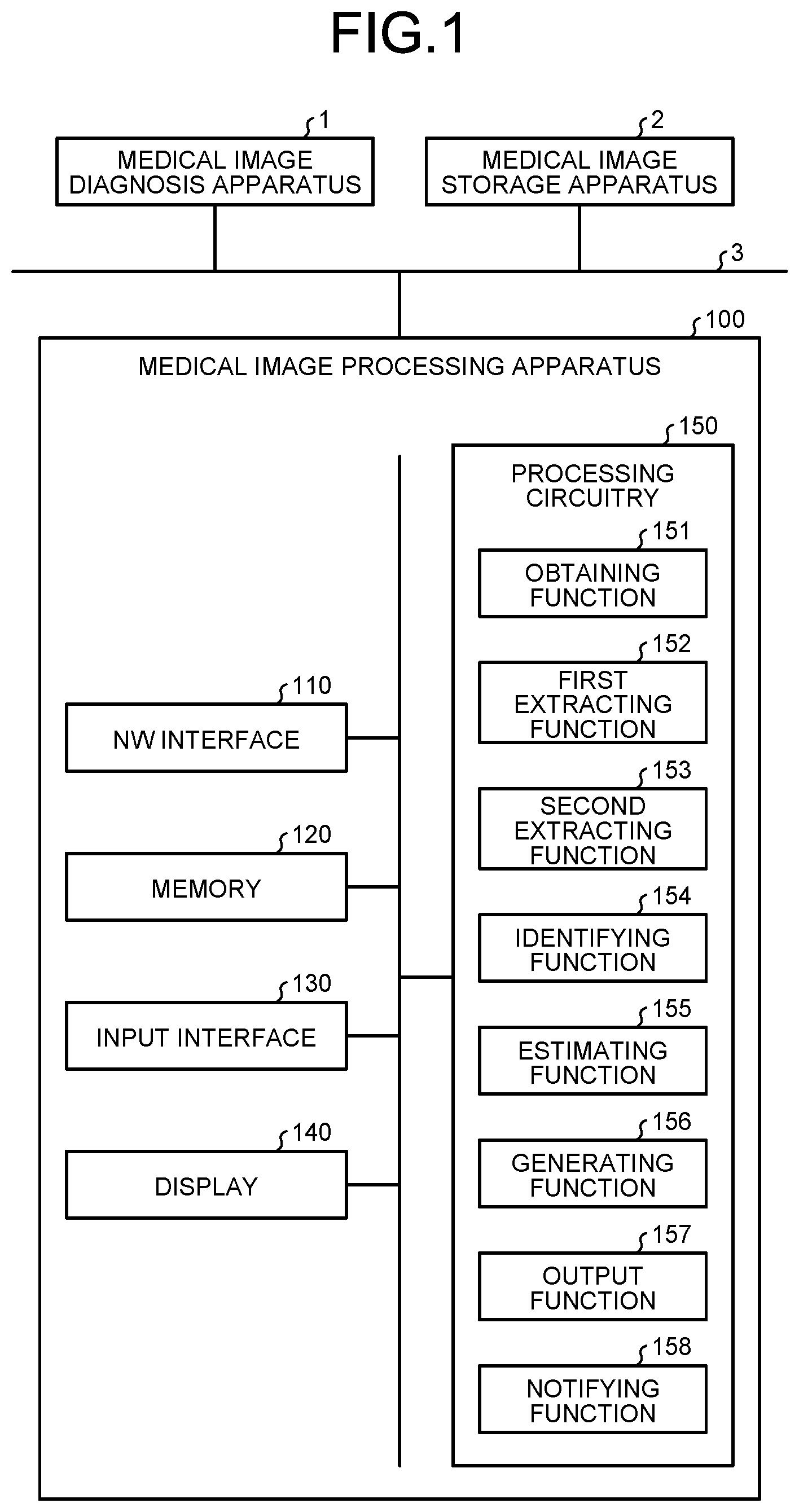Patent US12569329 — Medical image processing apparatus, medical image processing method, and non-transitory computer-readable storage medium — Figure 1