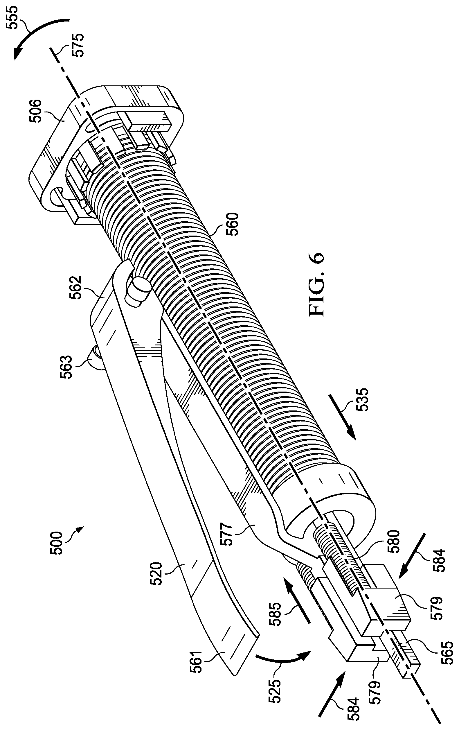 Patent US12569332 Figure 6 – IOL injector with automatic driver or assisted manual drive force