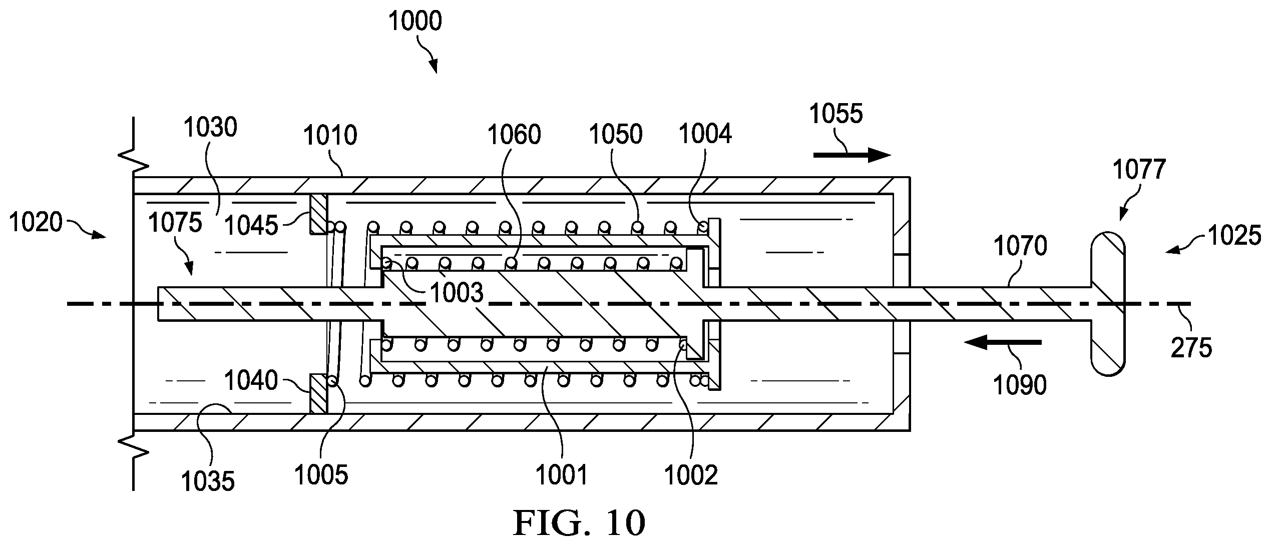 Patent US12569332 Figure 10 – IOL injector with automatic driver or assisted manual drive force