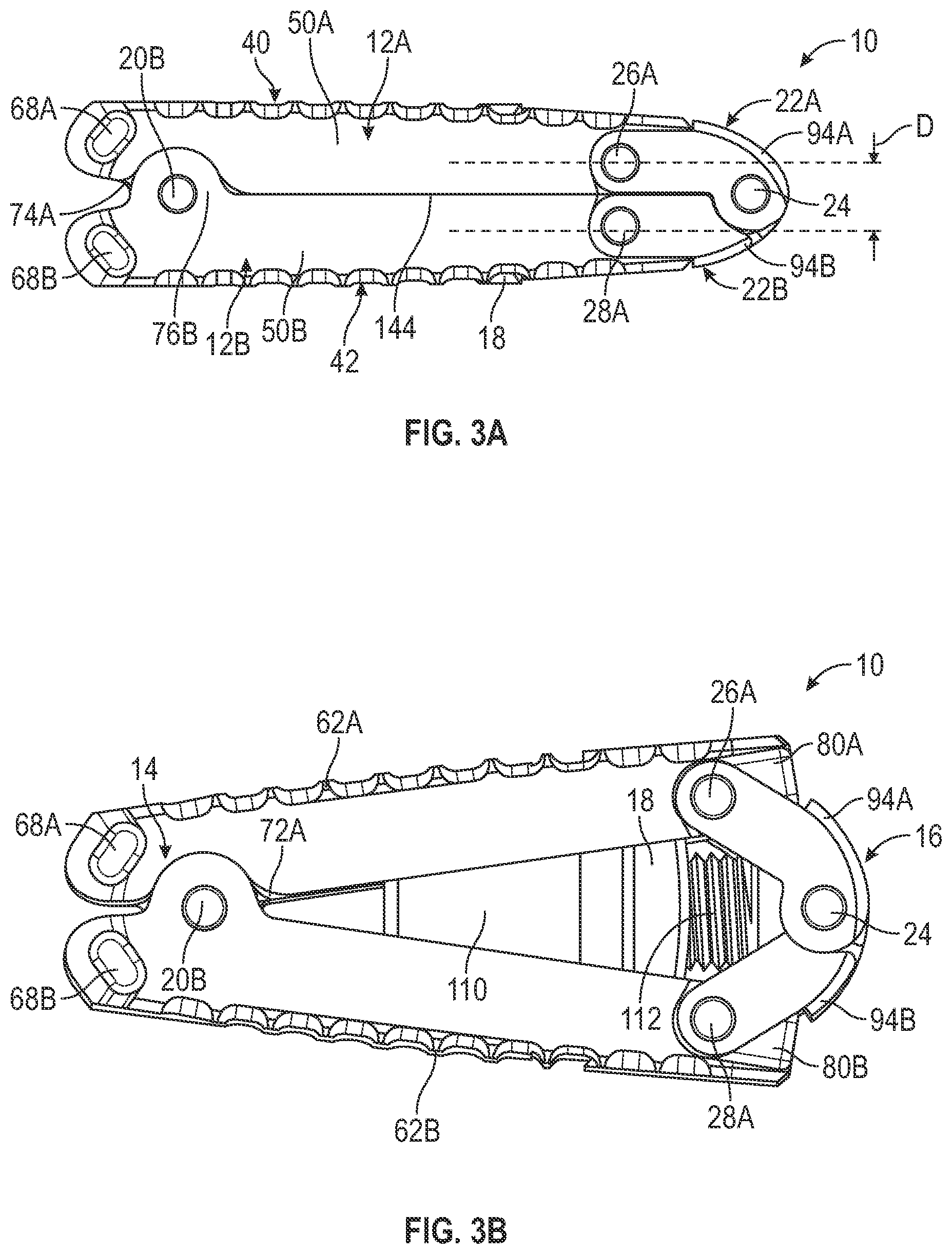 Patent US12569349 Figure 5 – Dual-action expandable intervertebral implants