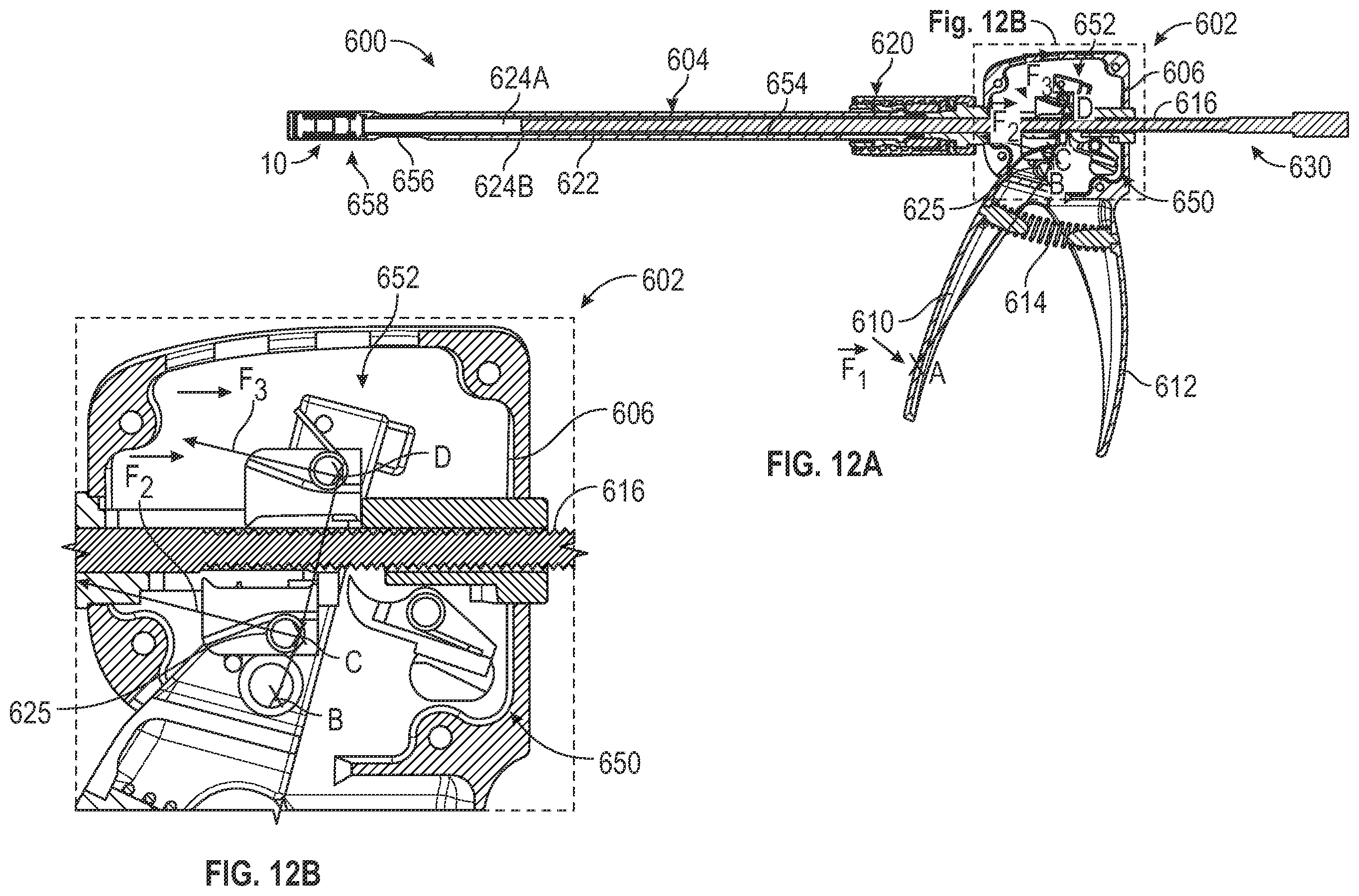 Patent US12569349 Figure 12 – Dual-action expandable intervertebral implants
