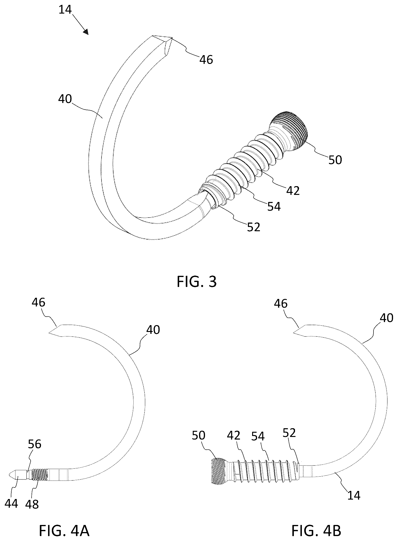 Patent US12569350 Figure 4 – Interlaminar lumbar interbody fusion implants, intradiscal implants, instruments, and methods